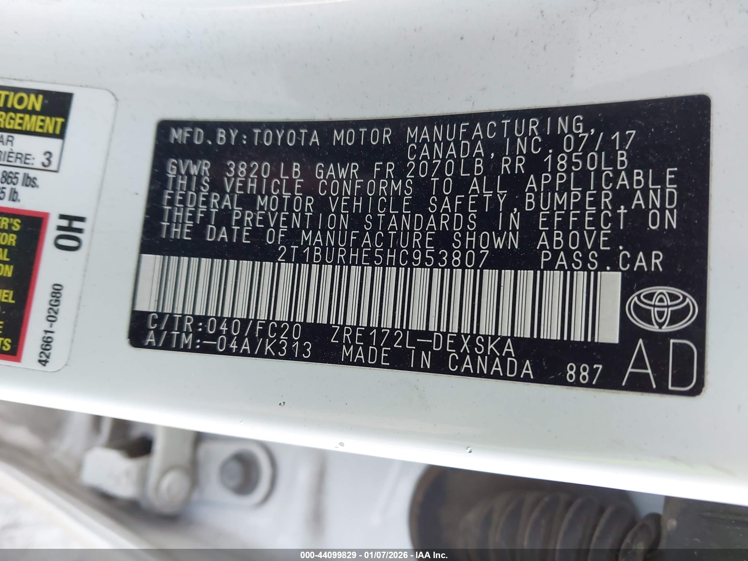 TOYOTA COROLLA image 9