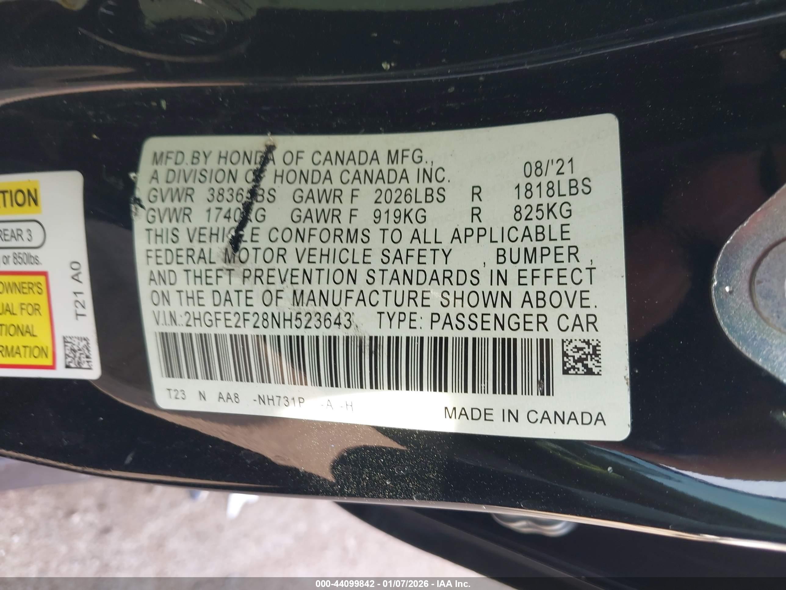 HONDA CIVIC image 9