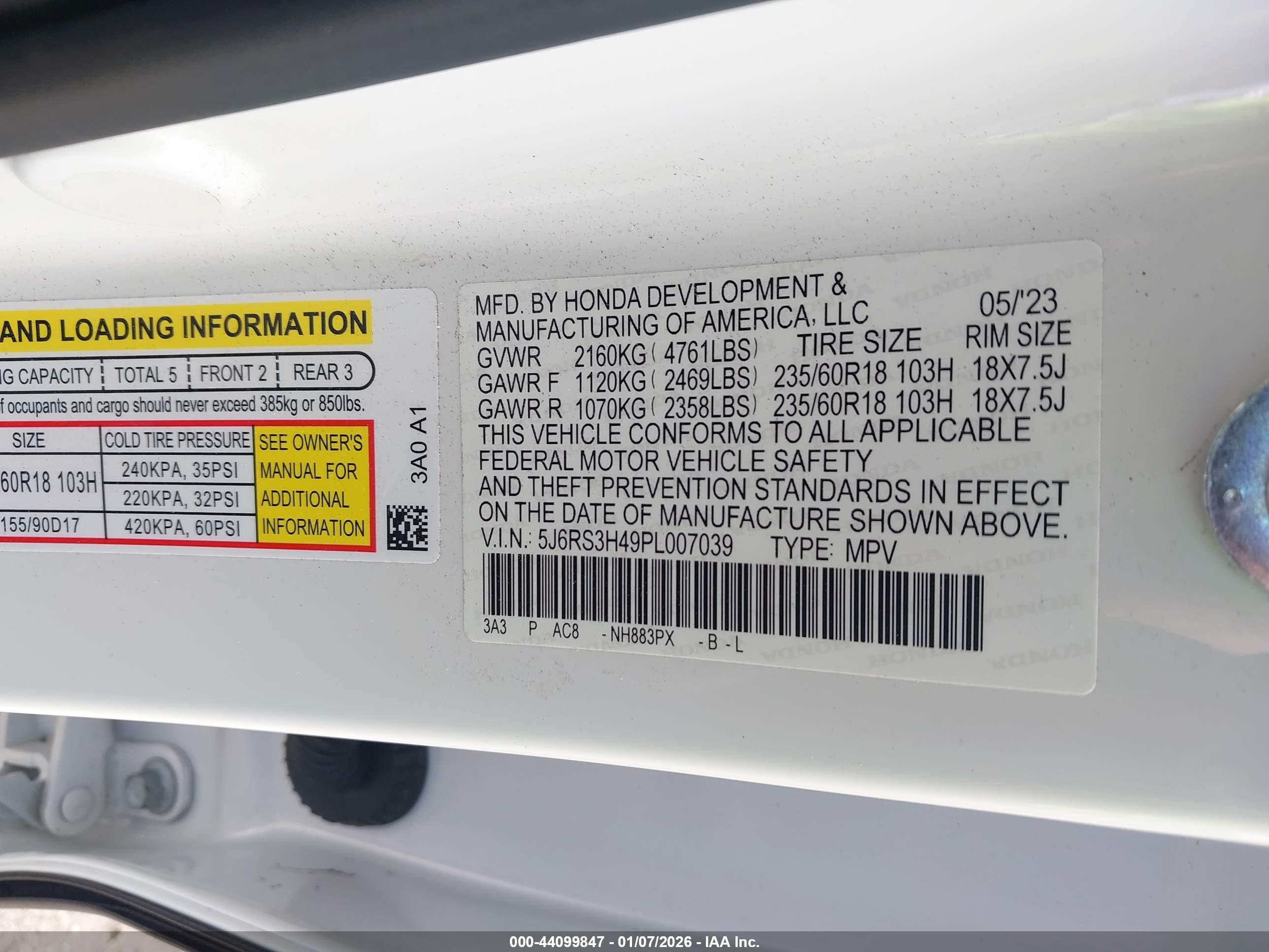 HONDA CR-V image 9