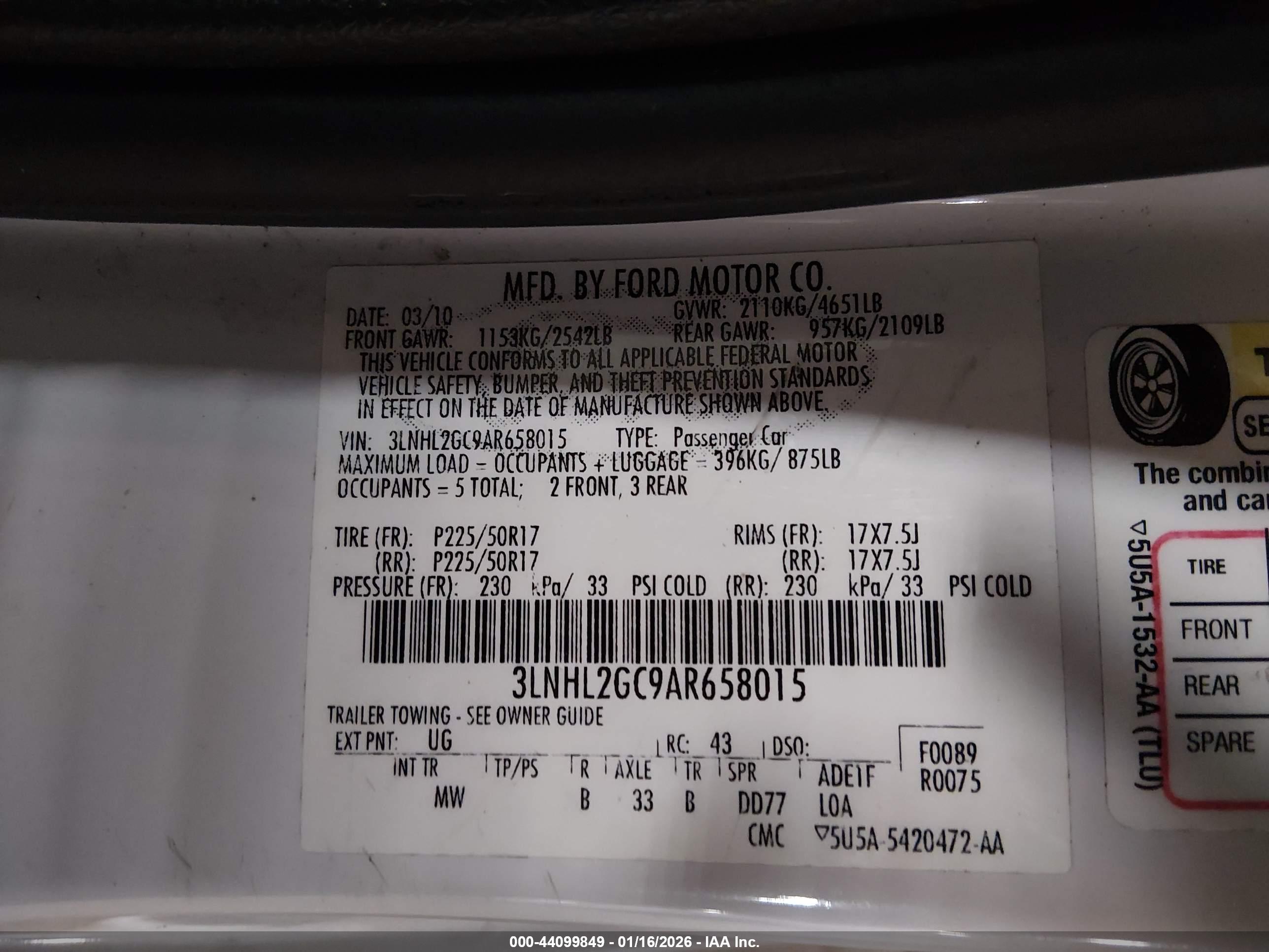 LINCOLN MKZ image 9
