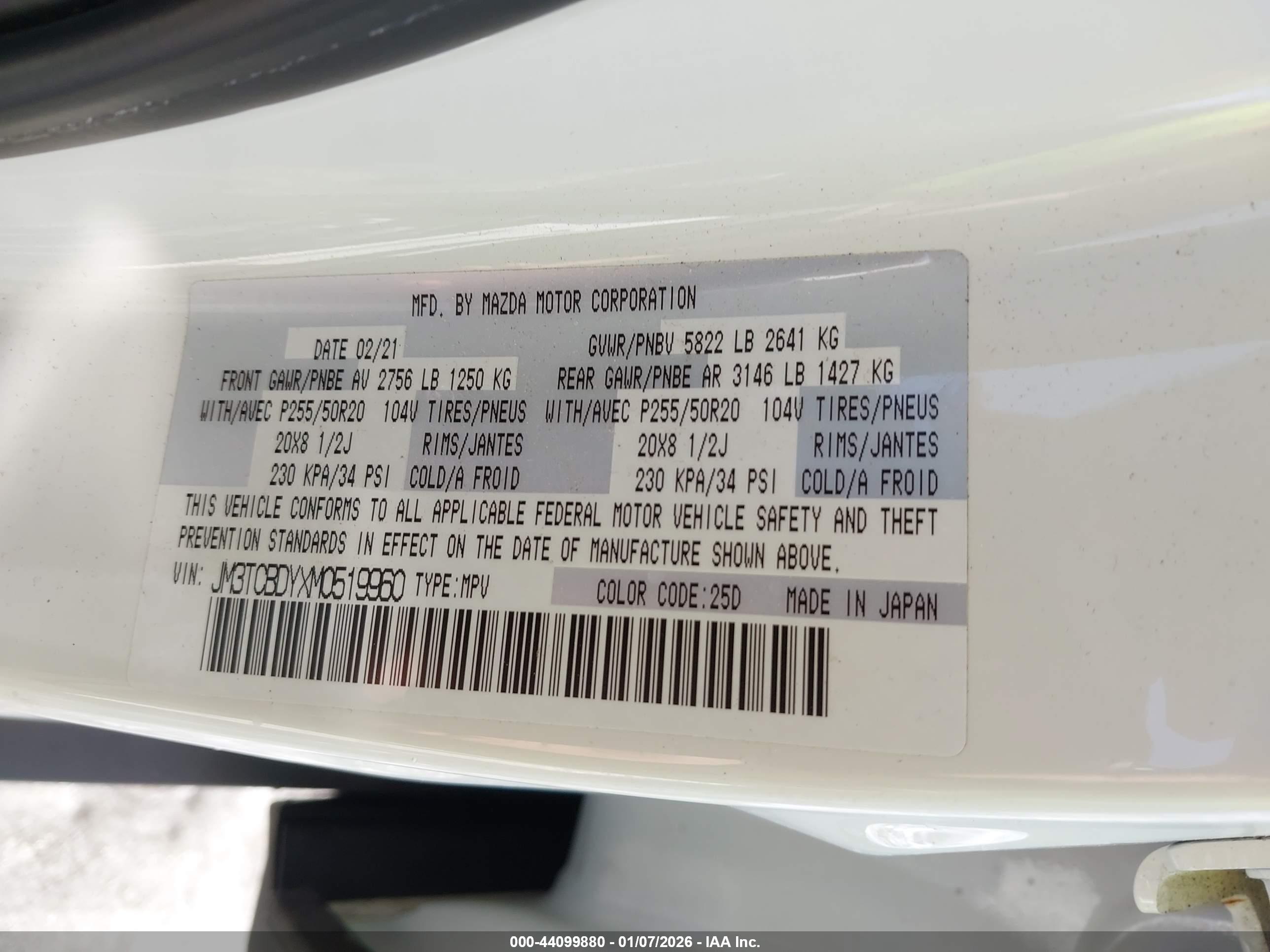 MAZDA CX-9 image 9