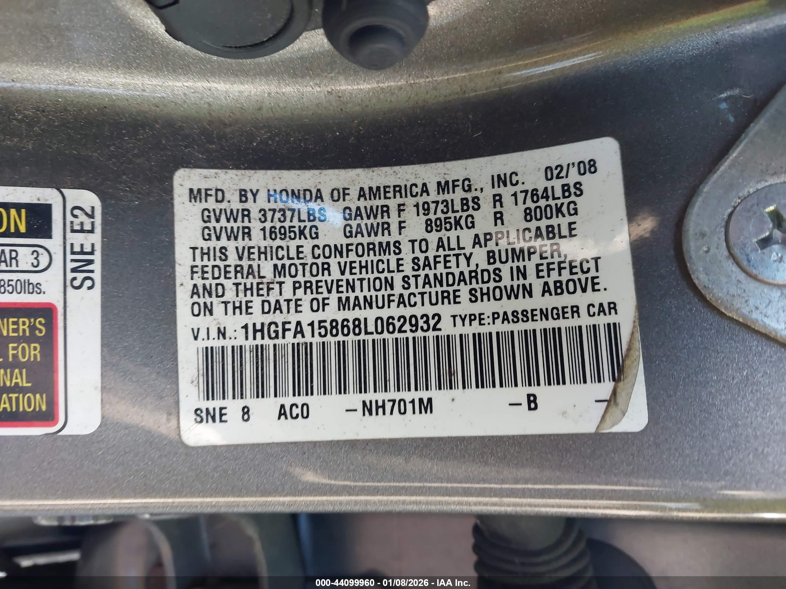 HONDA CIVIC image 9