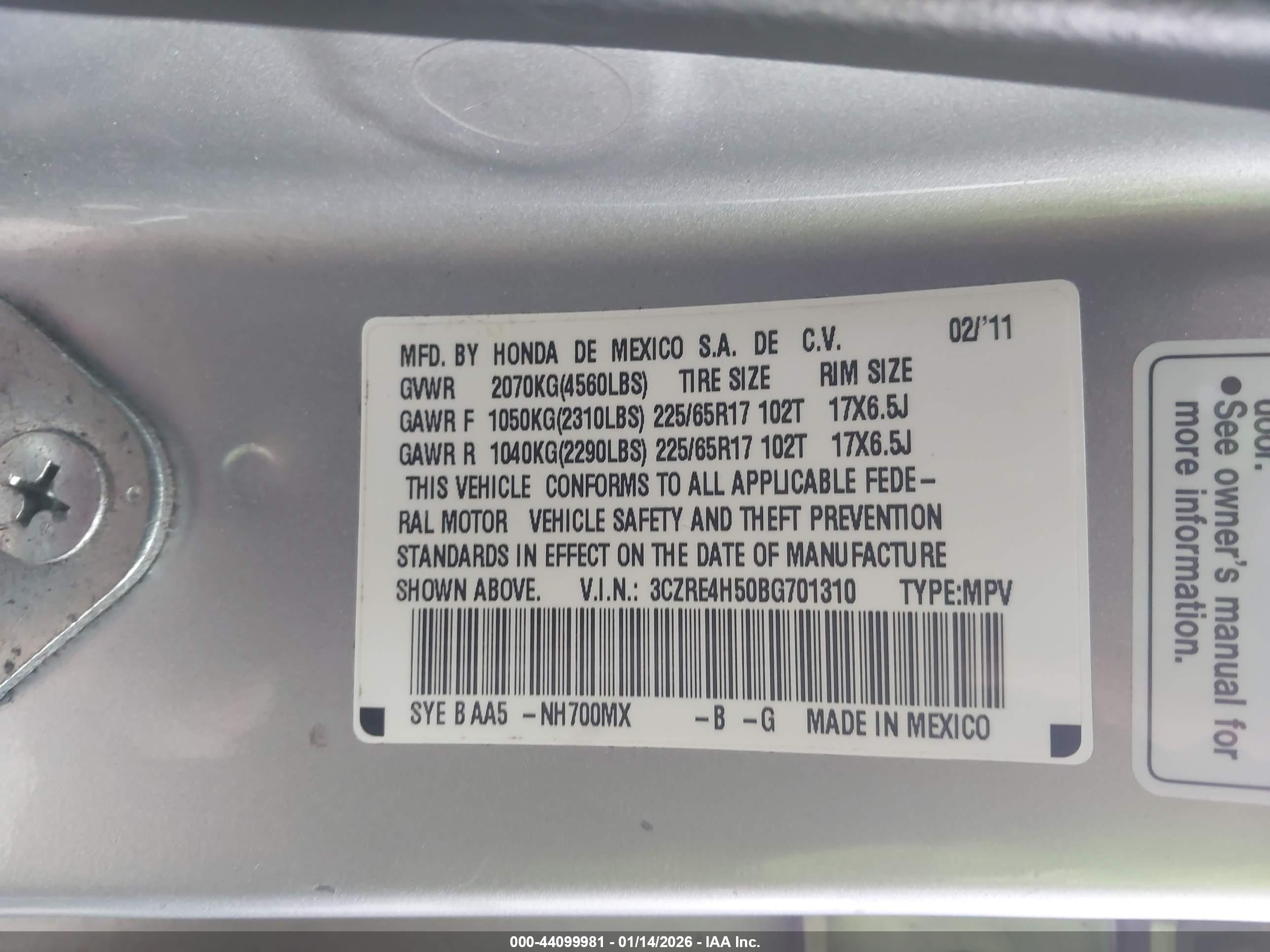 HONDA CR-V image 9