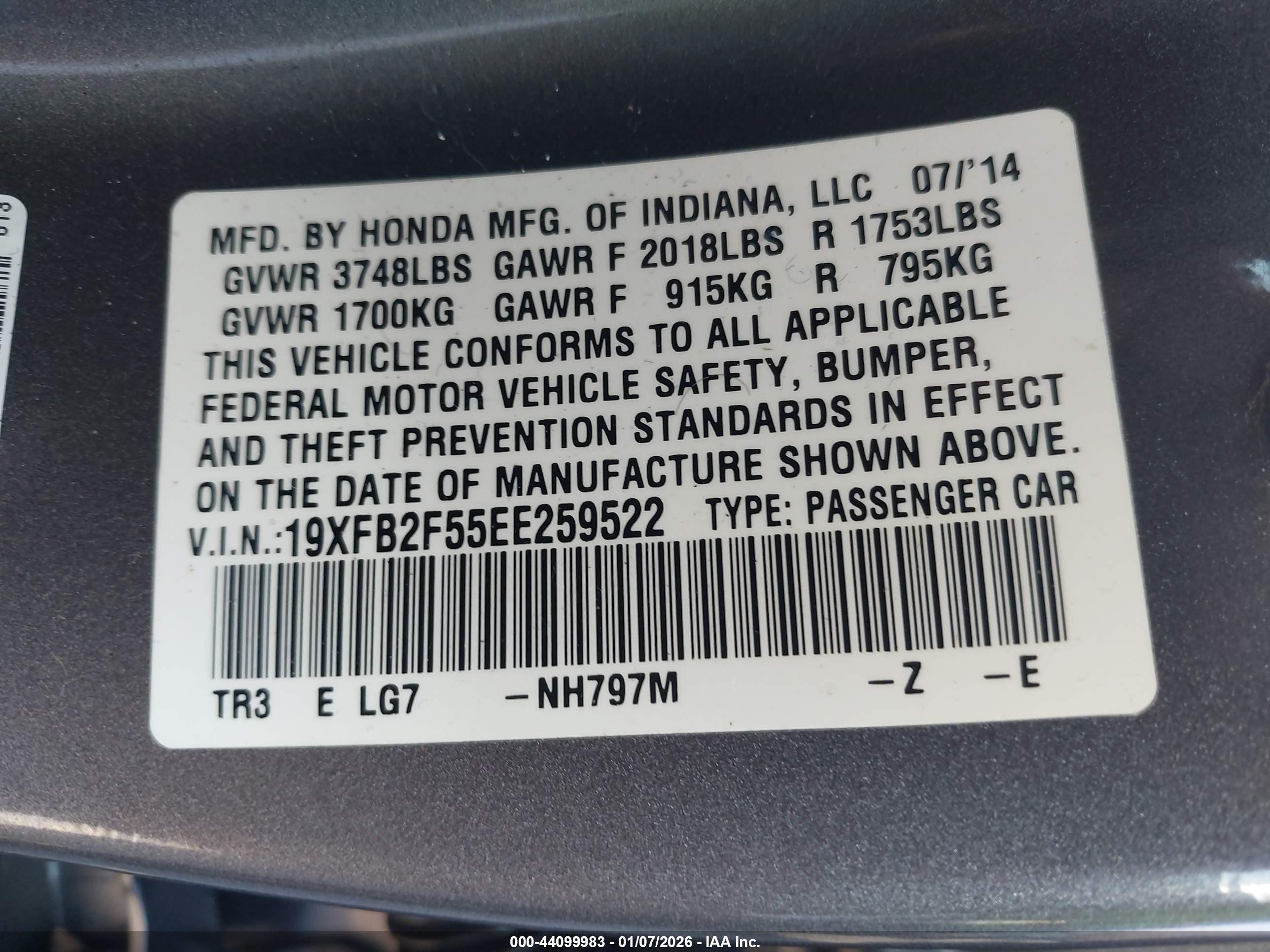 HONDA CIVIC image 9