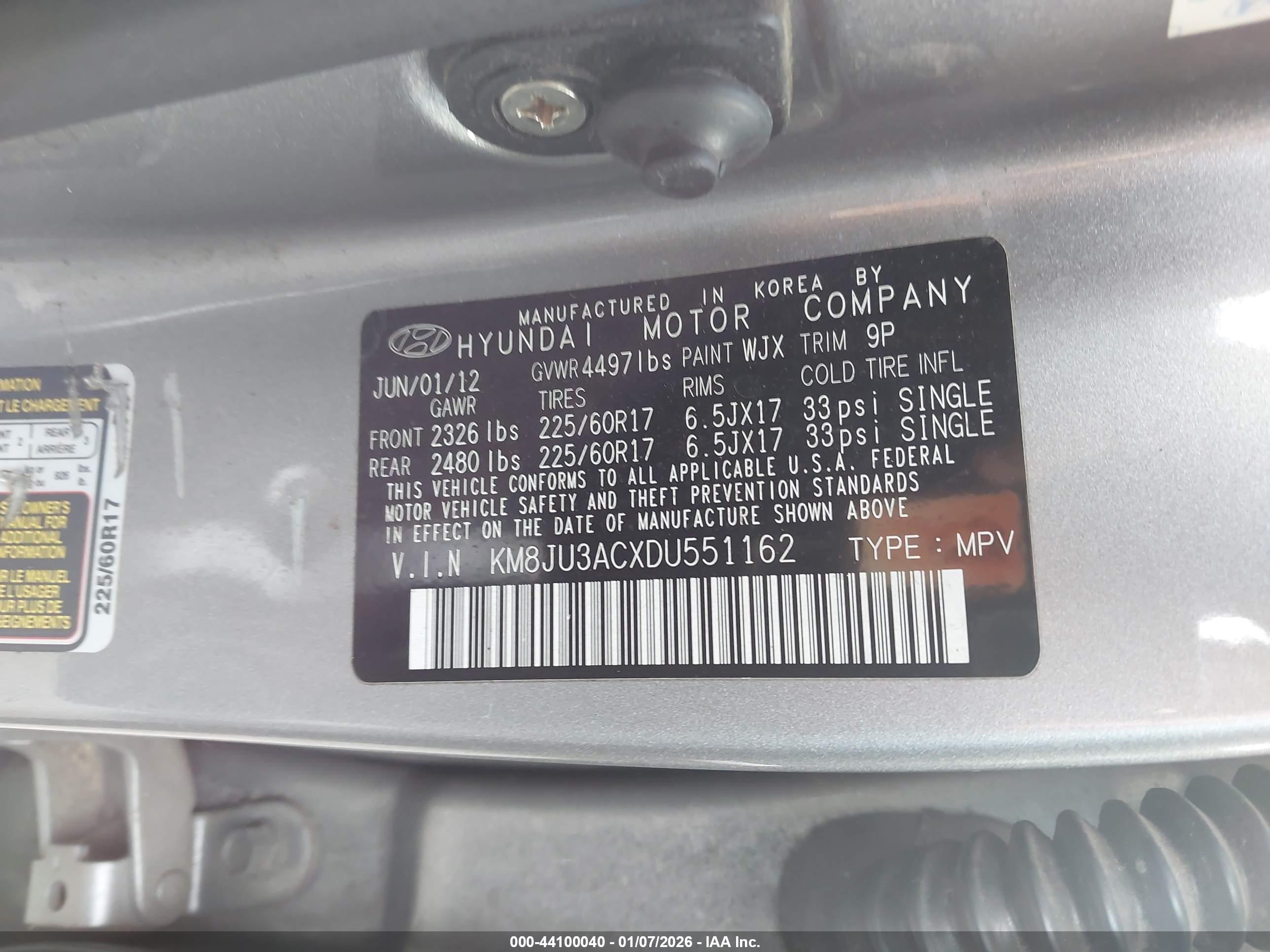HYUNDAI TUCSON image 9