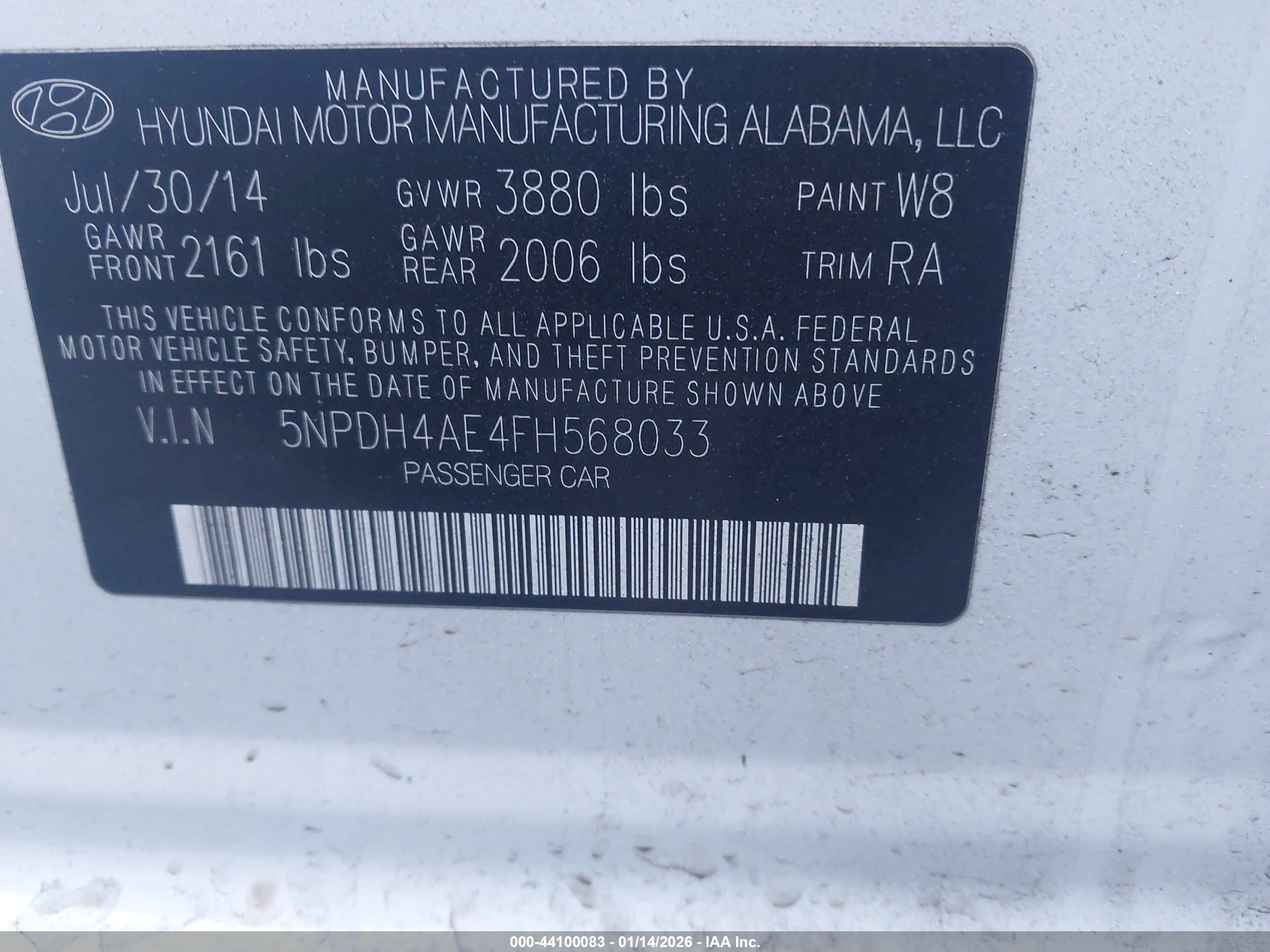 HYUNDAI ELANTRA image 9