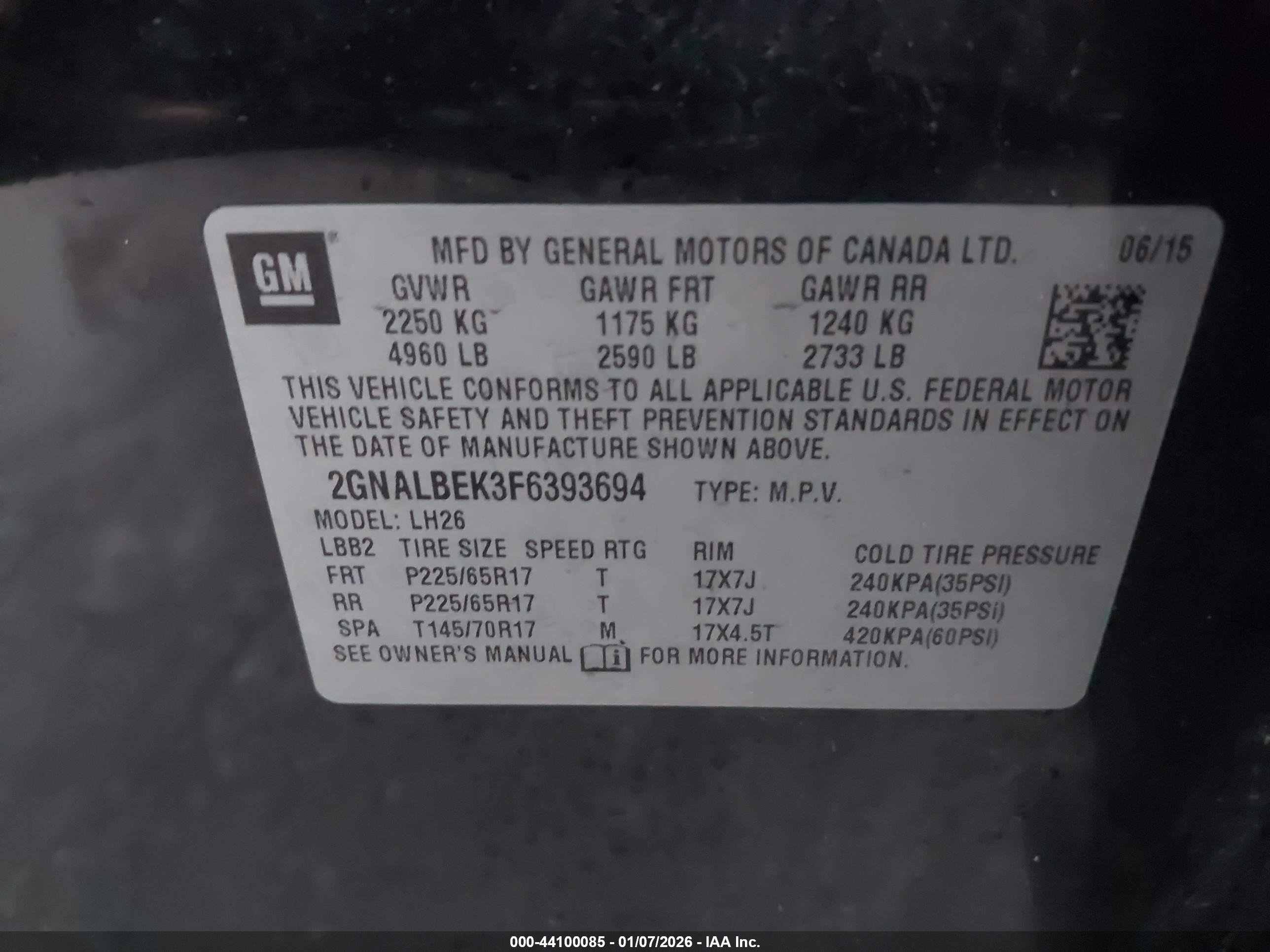 CHEVROLET EQUINOX image 9