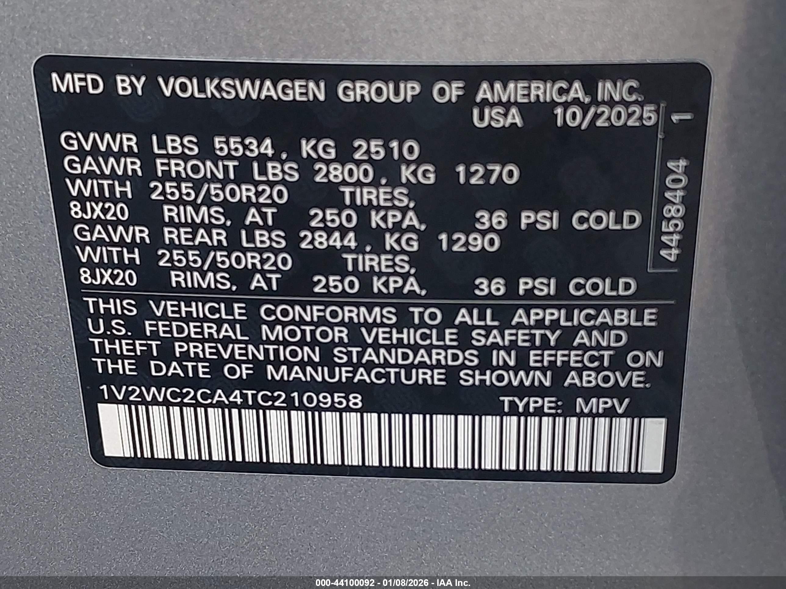 VOLKSWAGEN ATLAS image 9