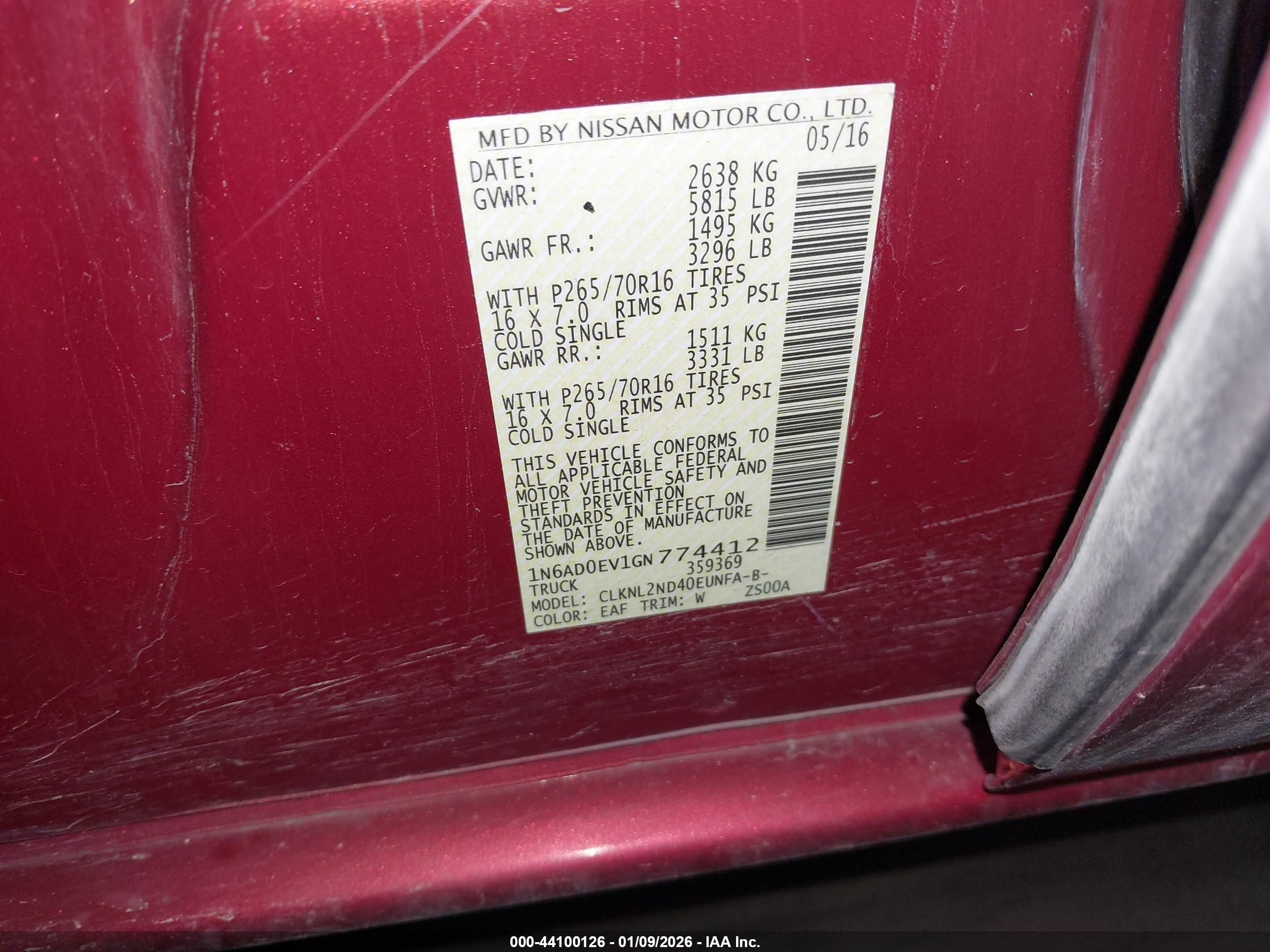 NISSAN FRONTIER image 9