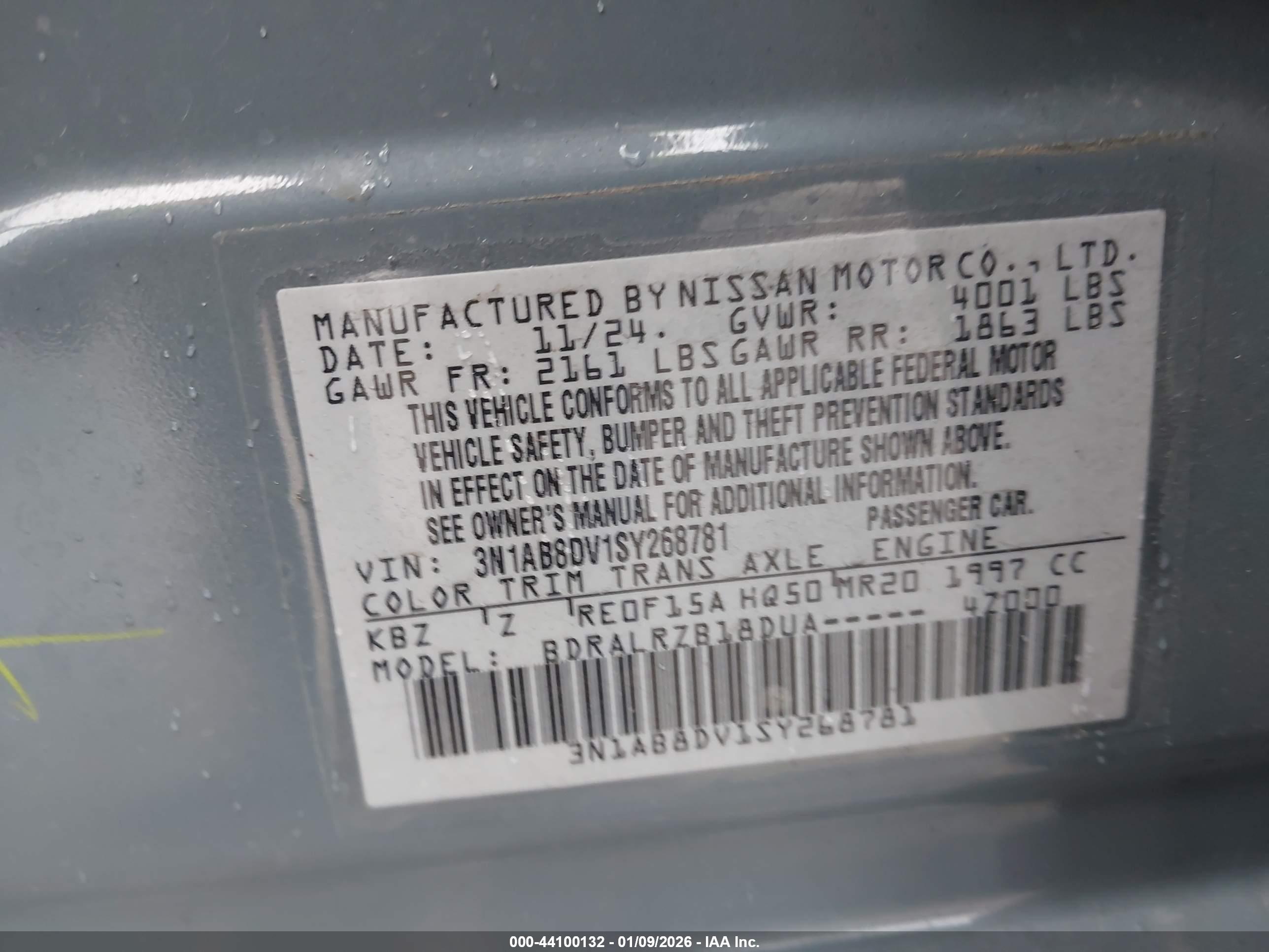 NISSAN SENTRA image 9