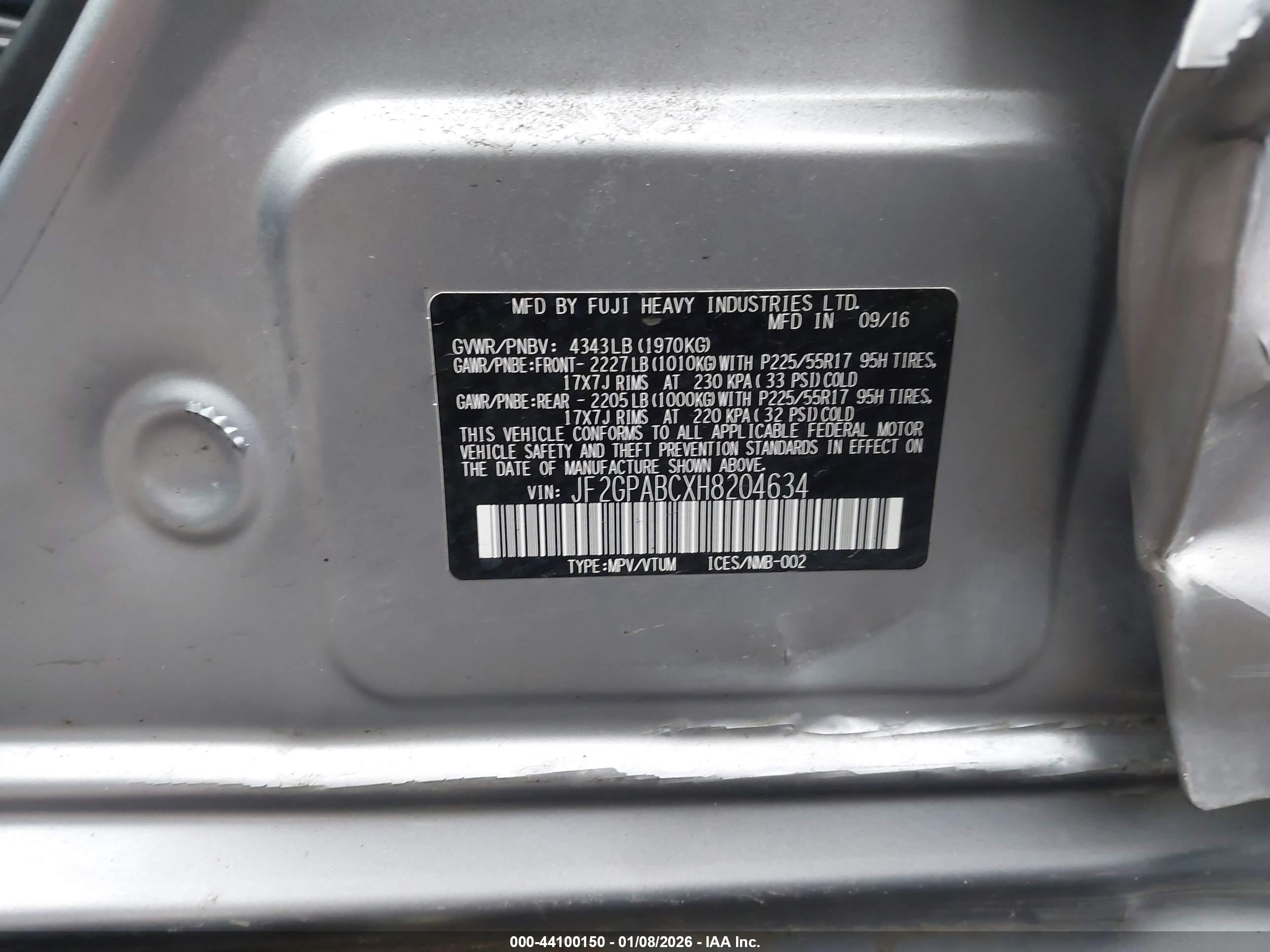 SUBARU CROSSTREK image 9