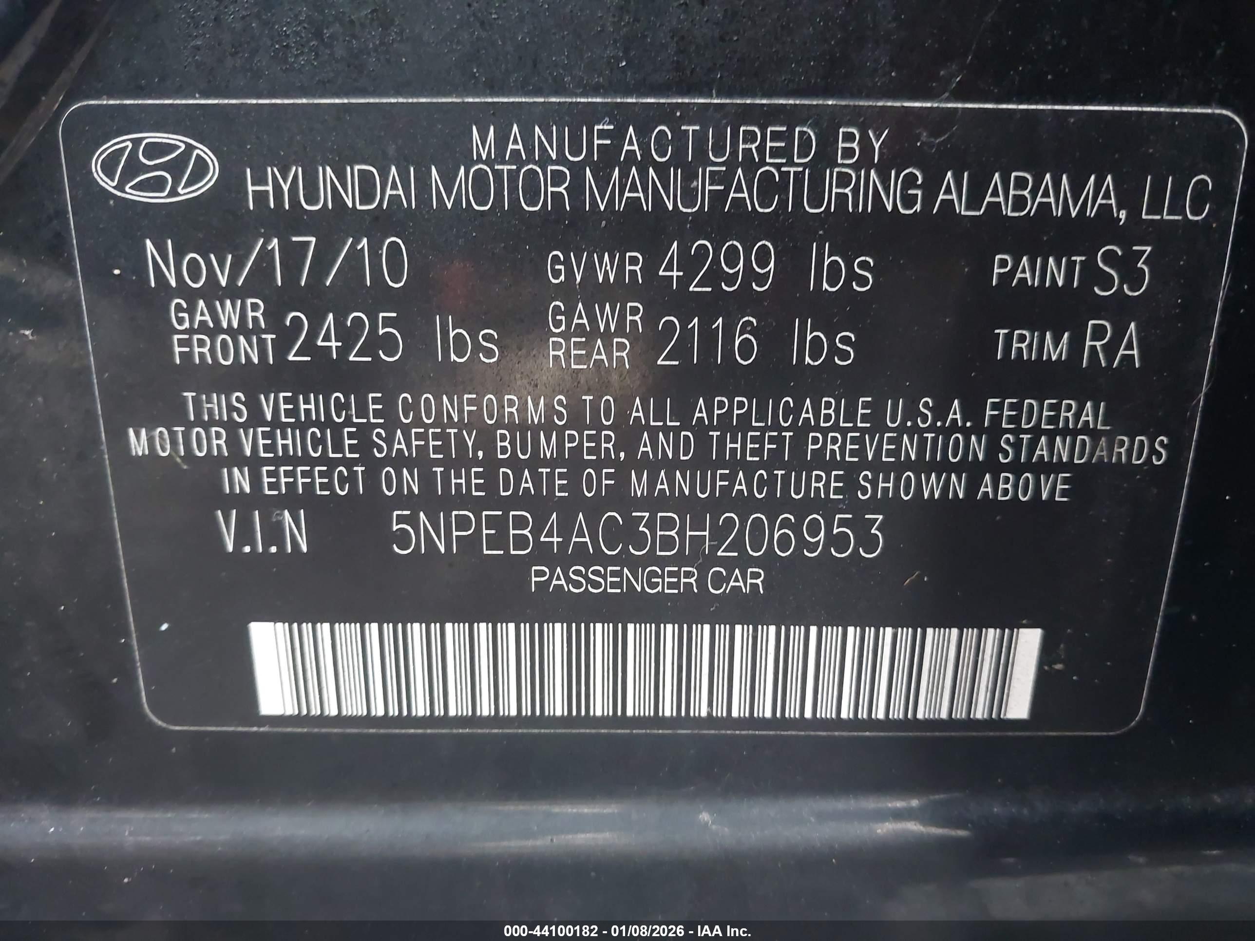 HYUNDAI SONATA image 9