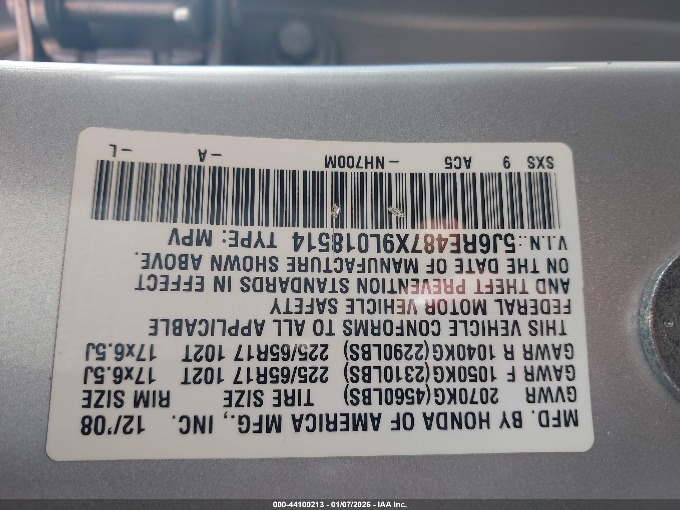 HONDA CR-V image 9