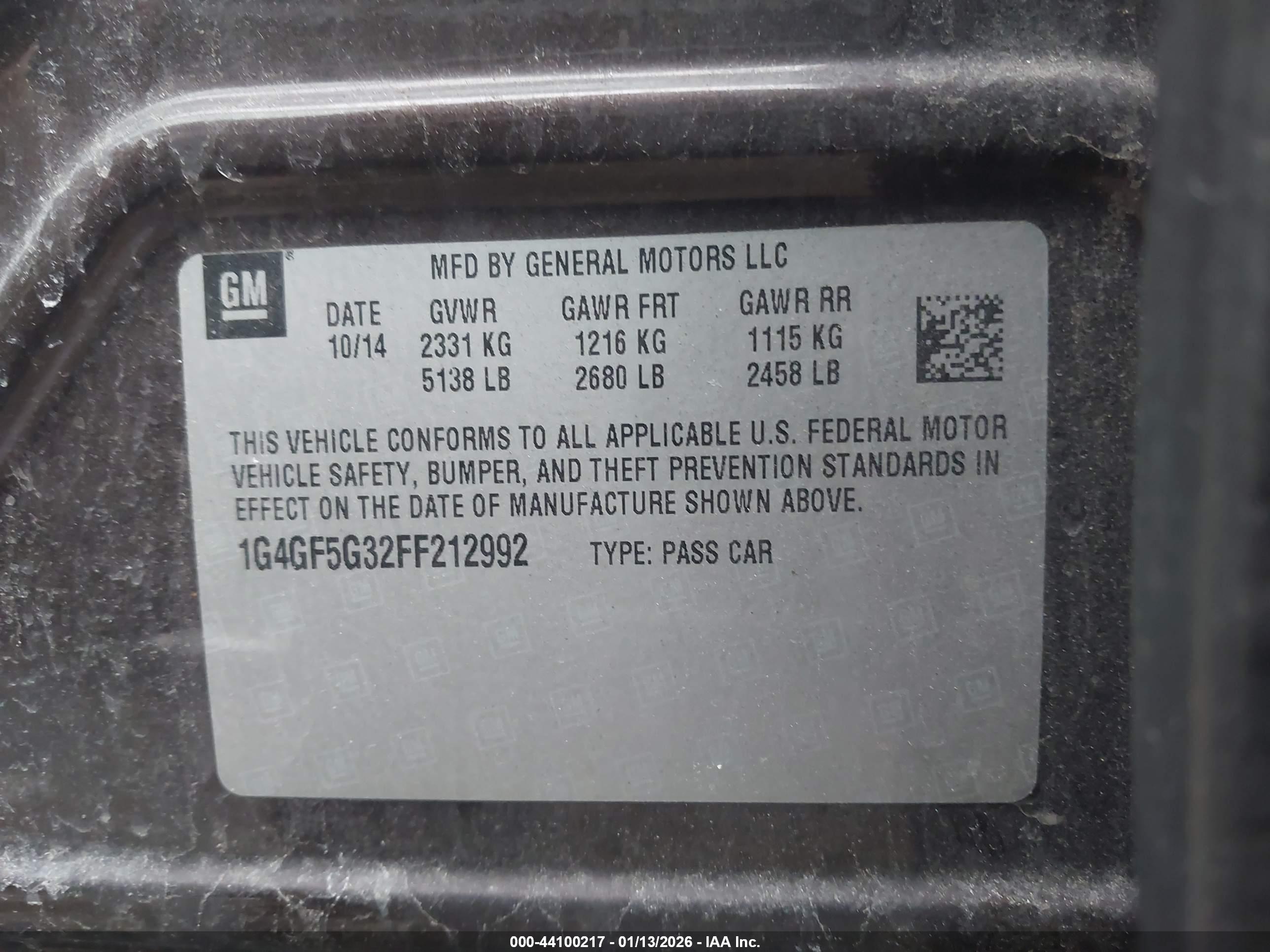 BUICK LACROSSE image 9