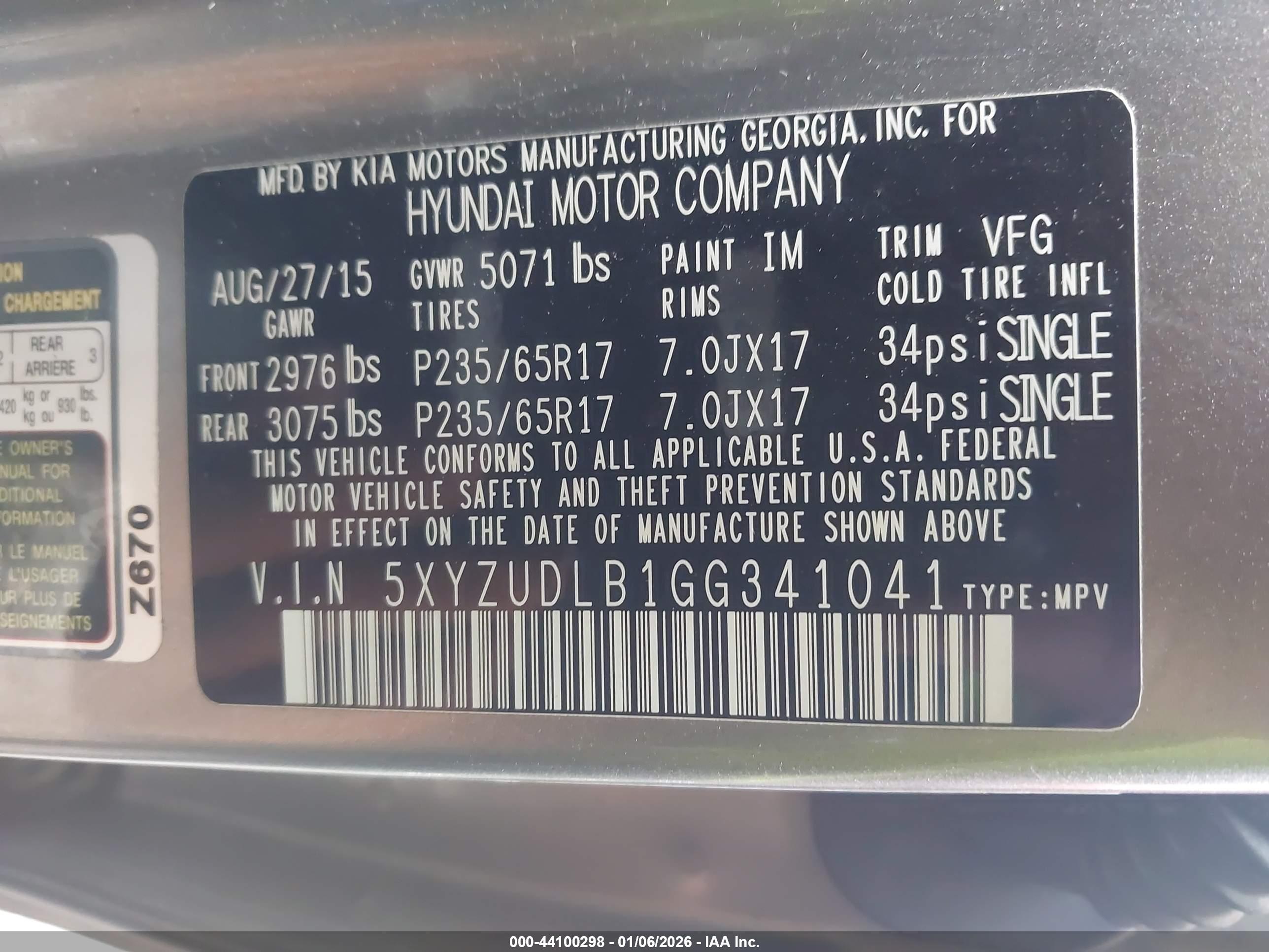 HYUNDAI SANTA image 9