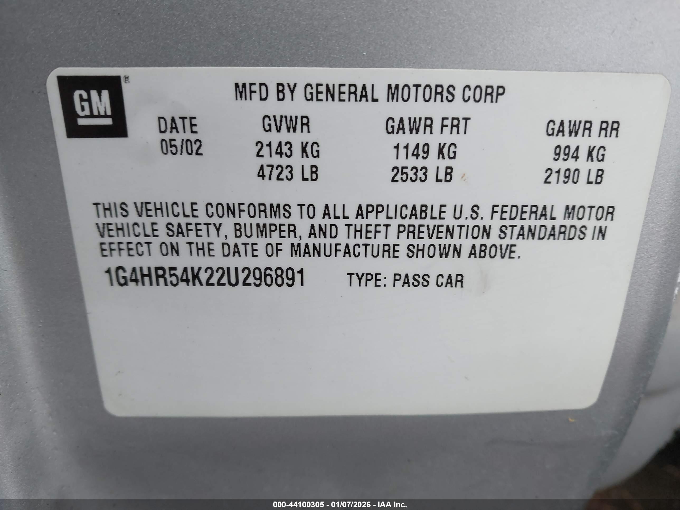 BUICK LESABRE image 9