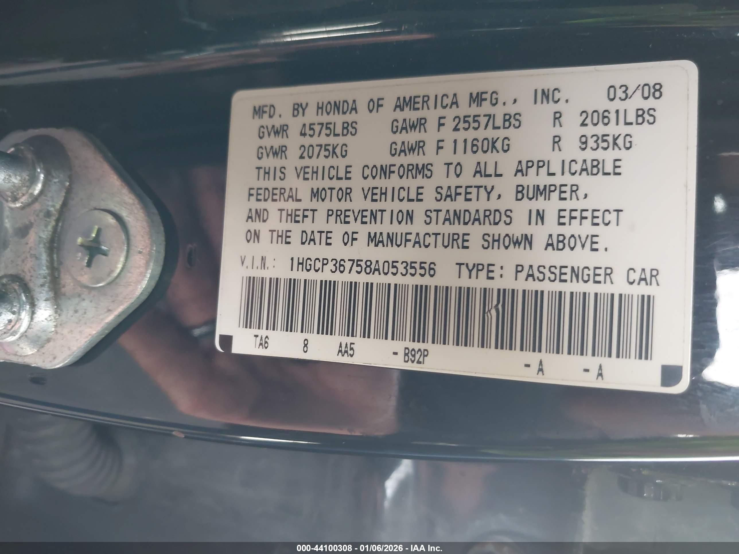 HONDA ACCORD image 9