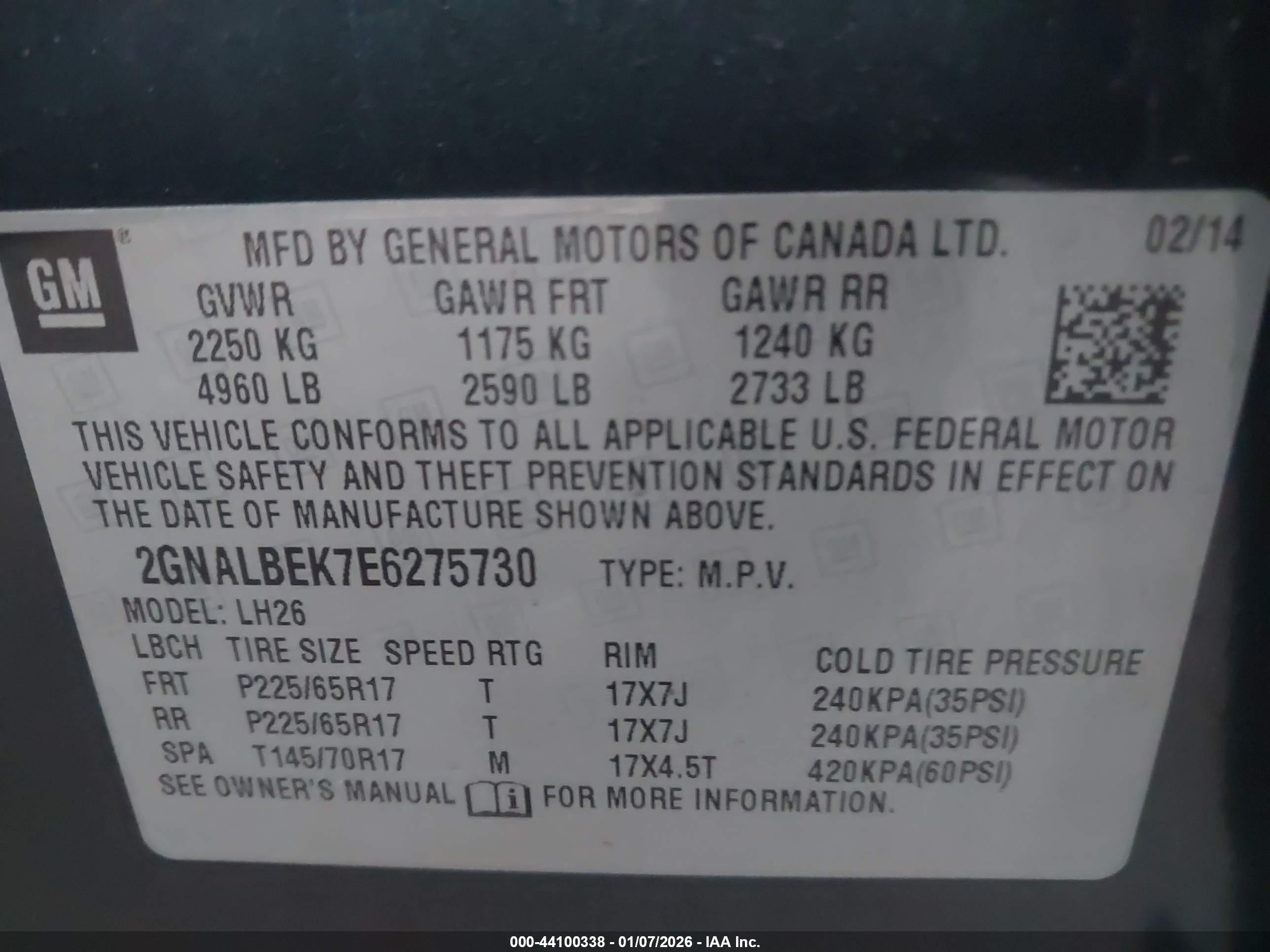 CHEVROLET EQUINOX image 9