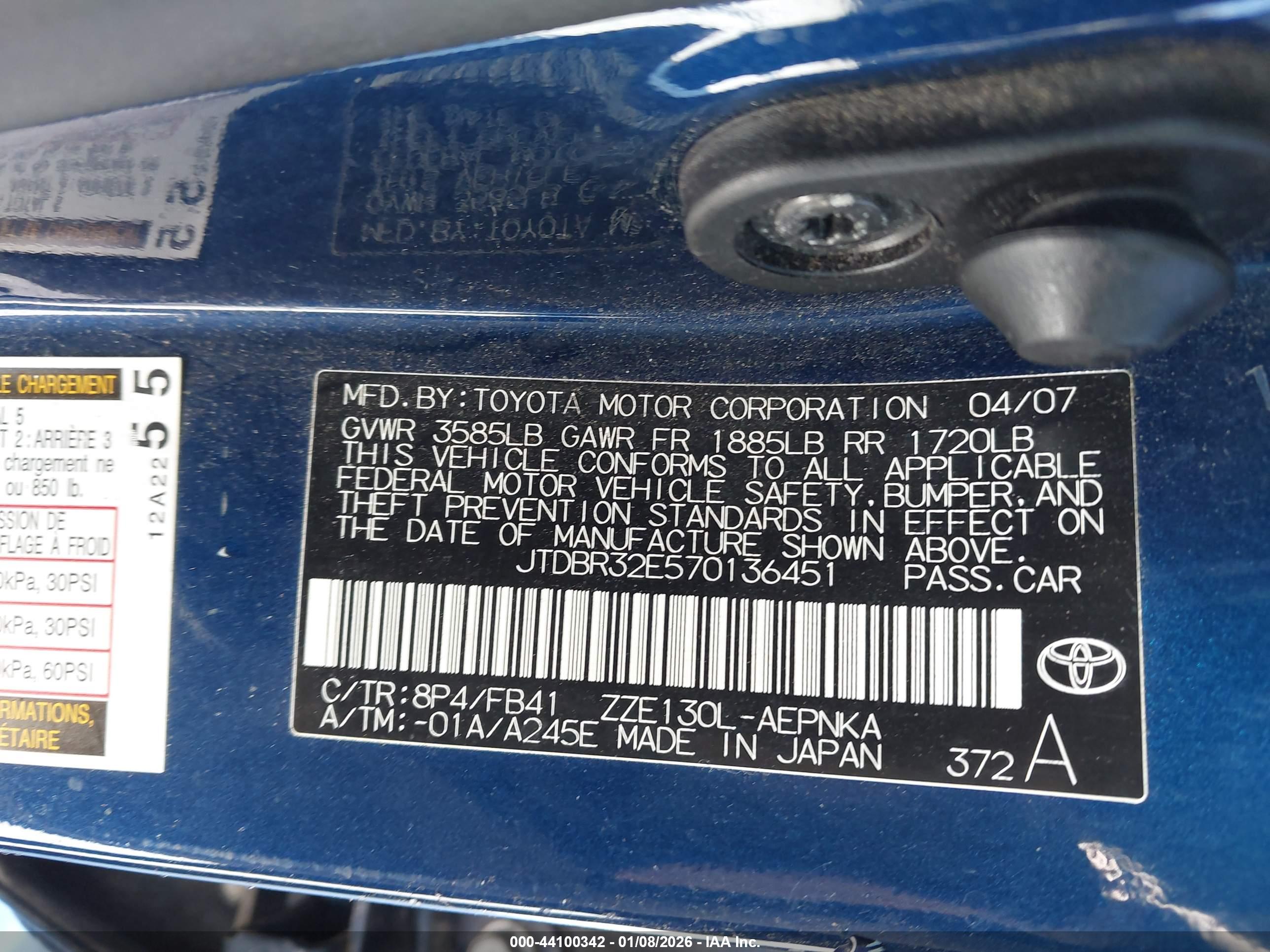 TOYOTA COROLLA image 9