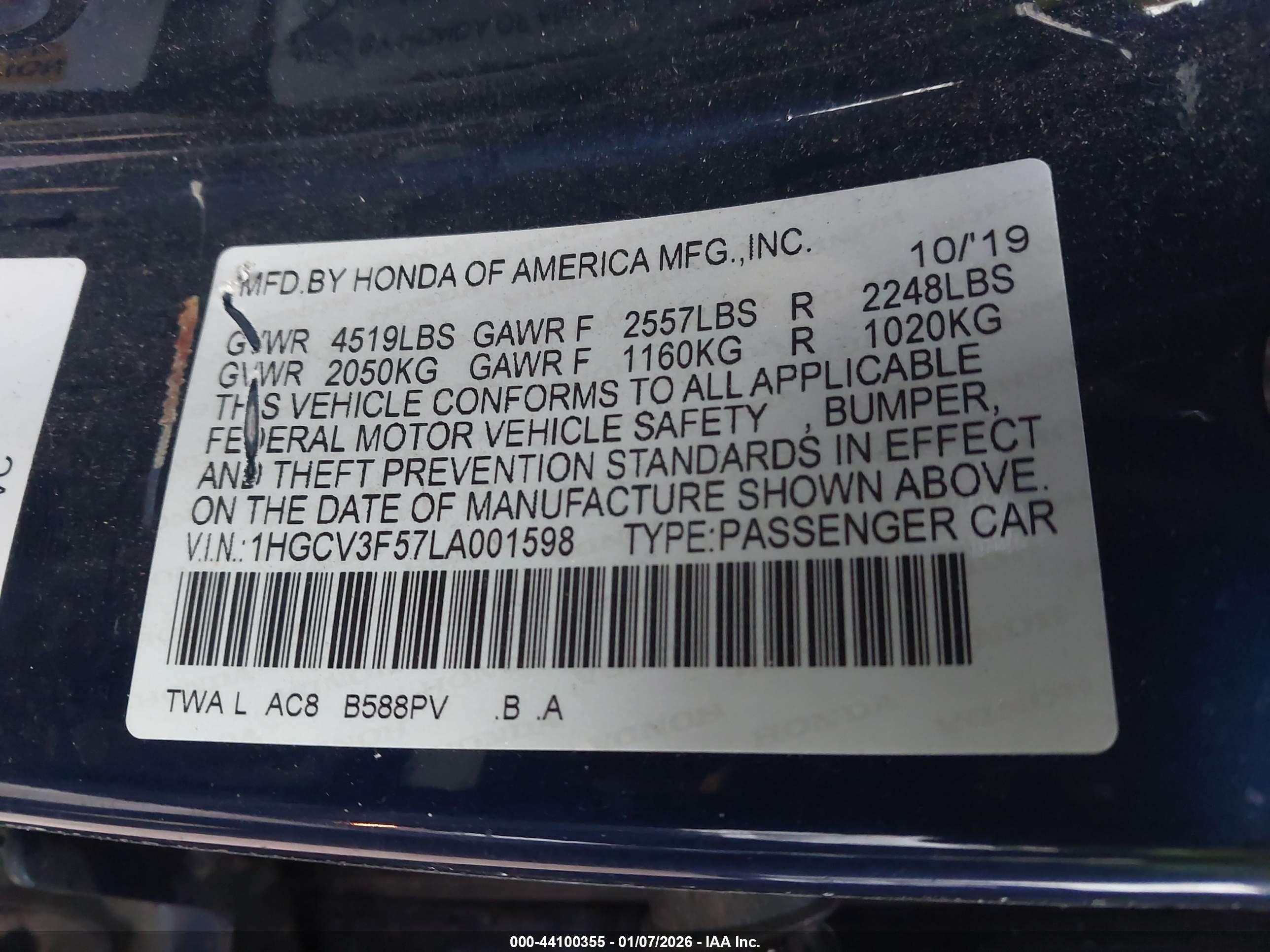HONDA ACCORD image 9