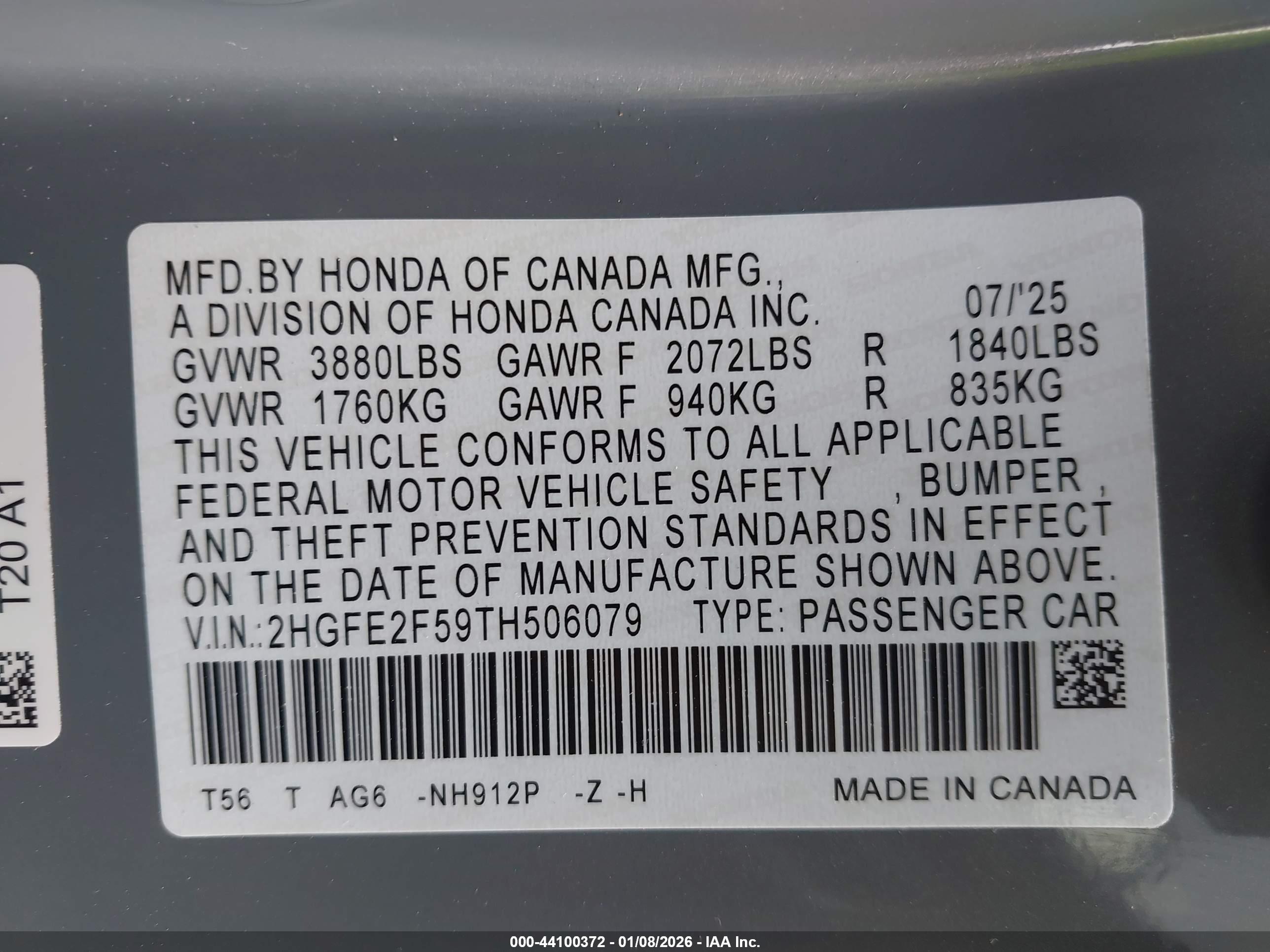 HONDA CIVIC image 9
