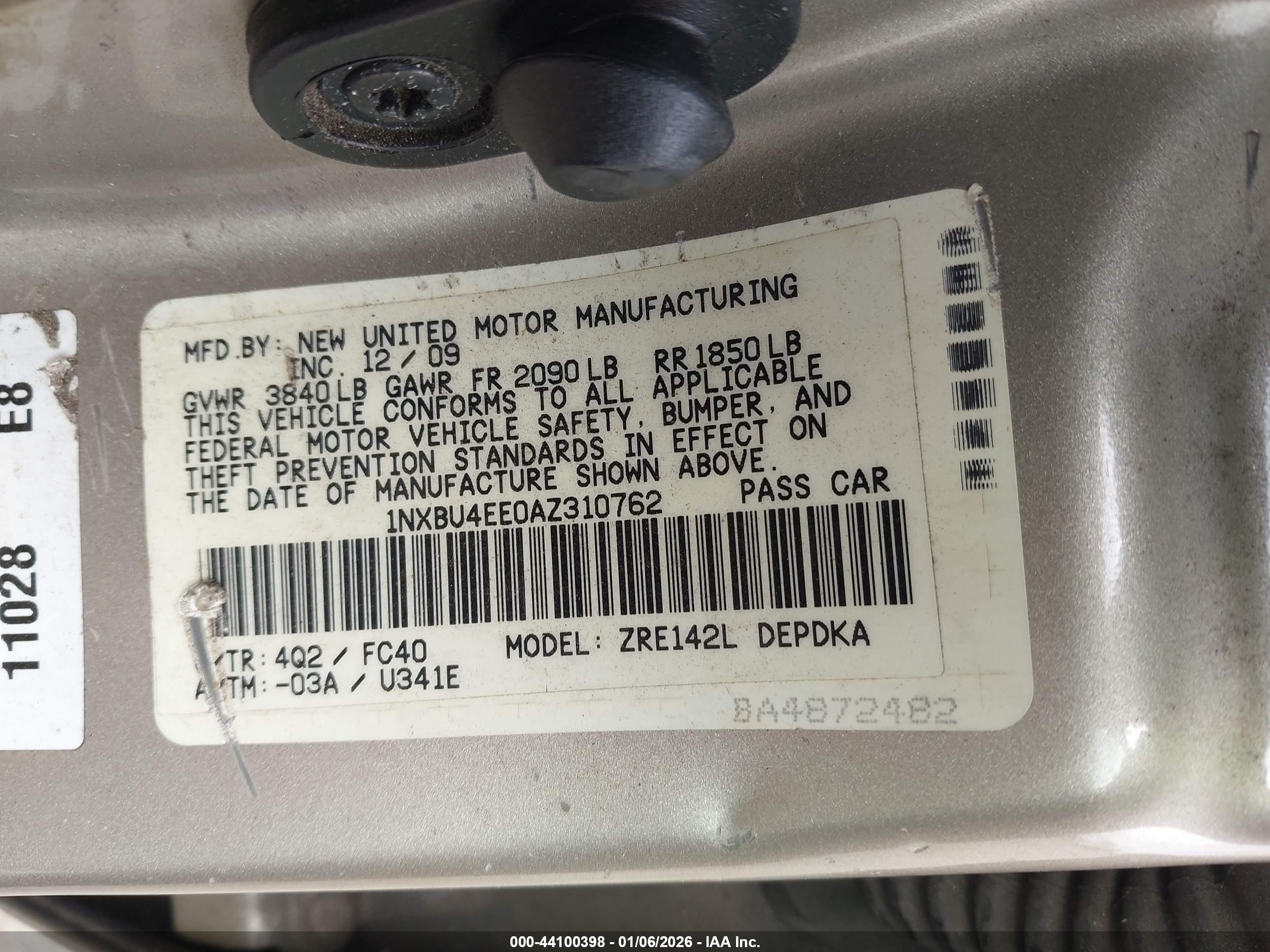 TOYOTA COROLLA image 9