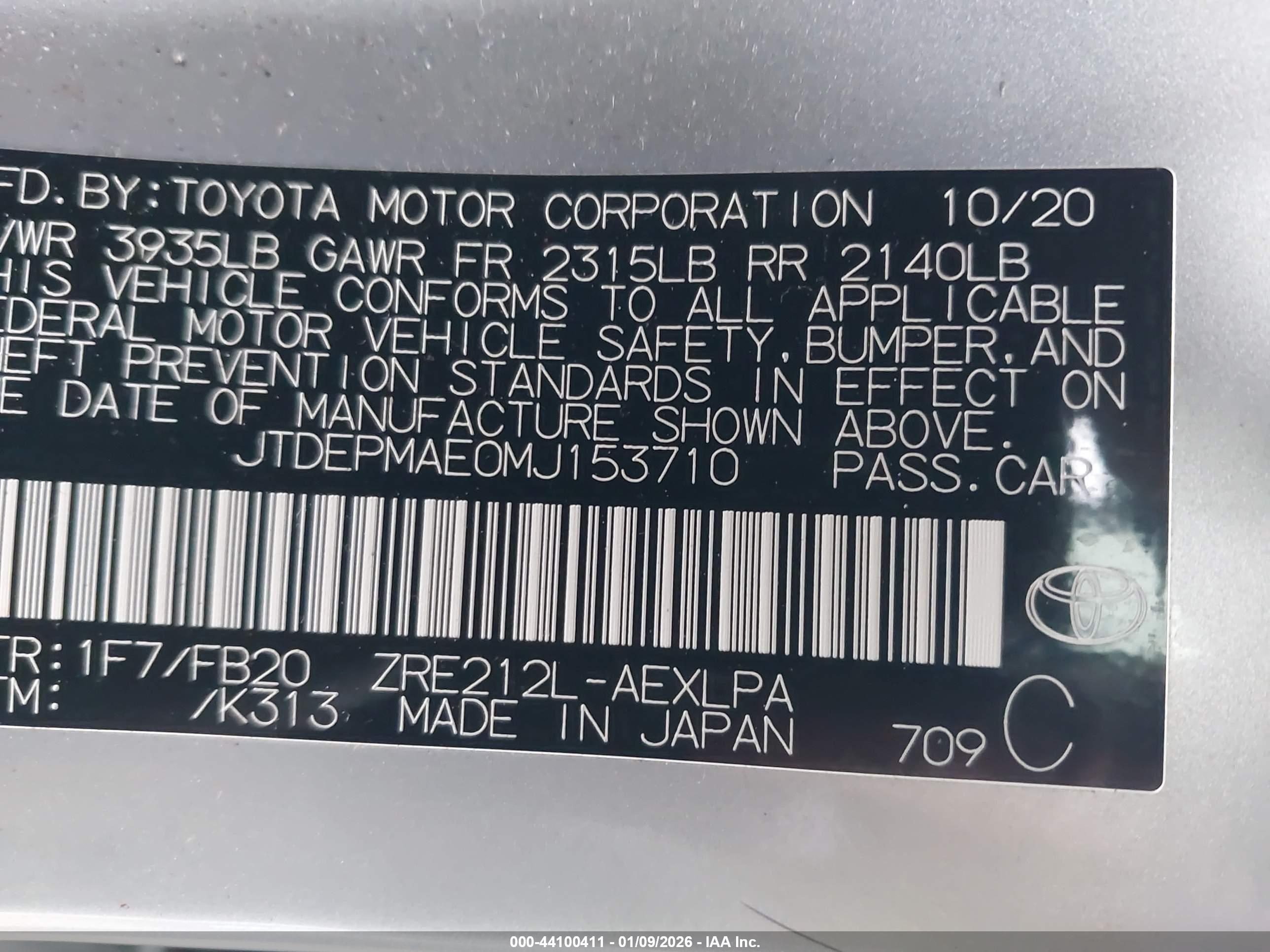 TOYOTA COROLLA image 9