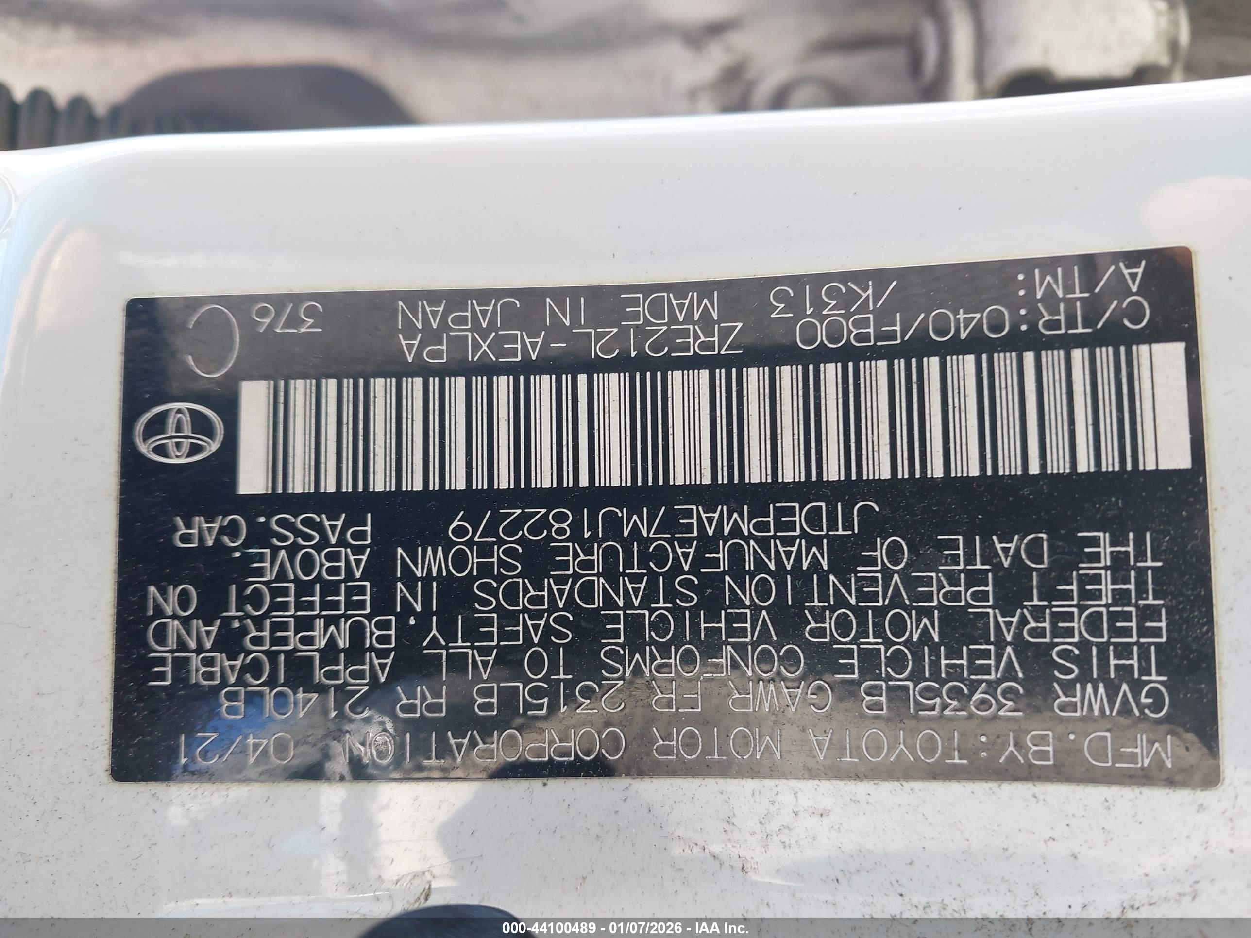 TOYOTA COROLLA image 9
