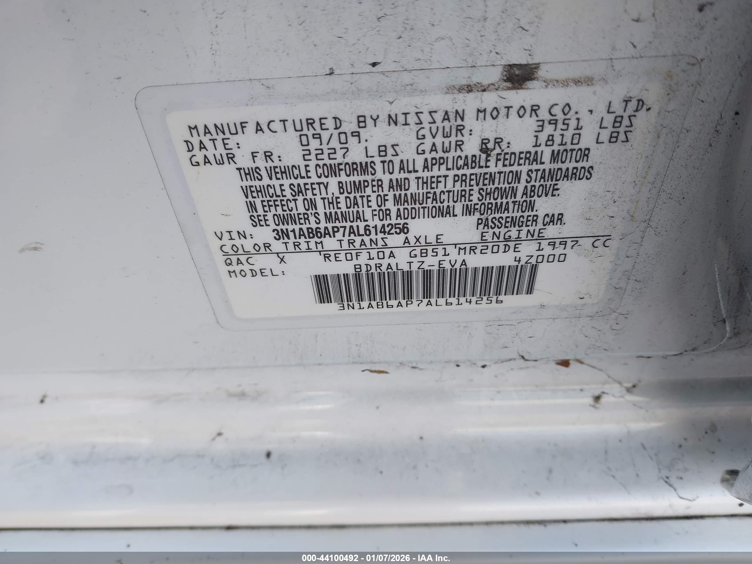 NISSAN SENTRA image 9