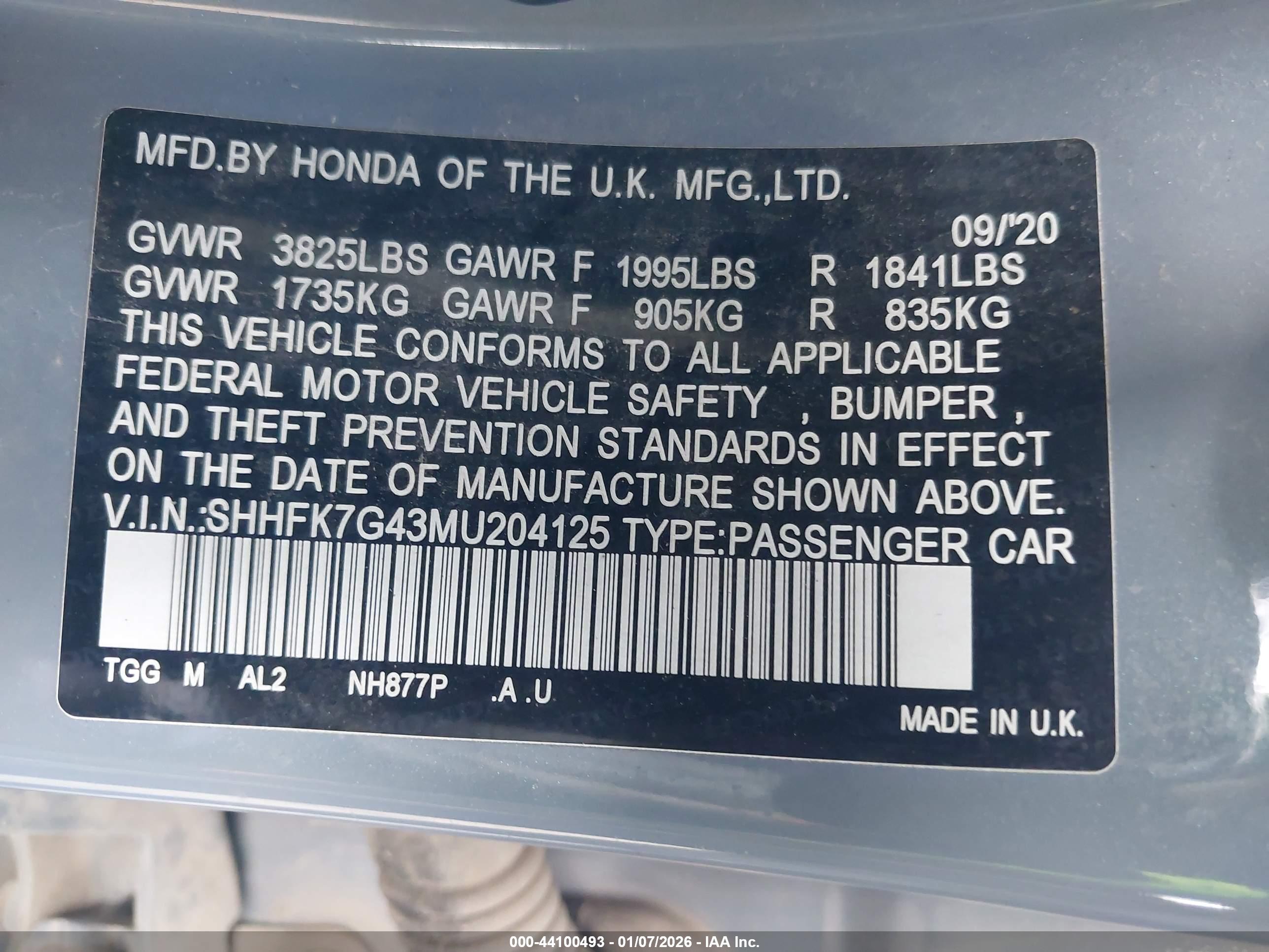 HONDA CIVIC image 9