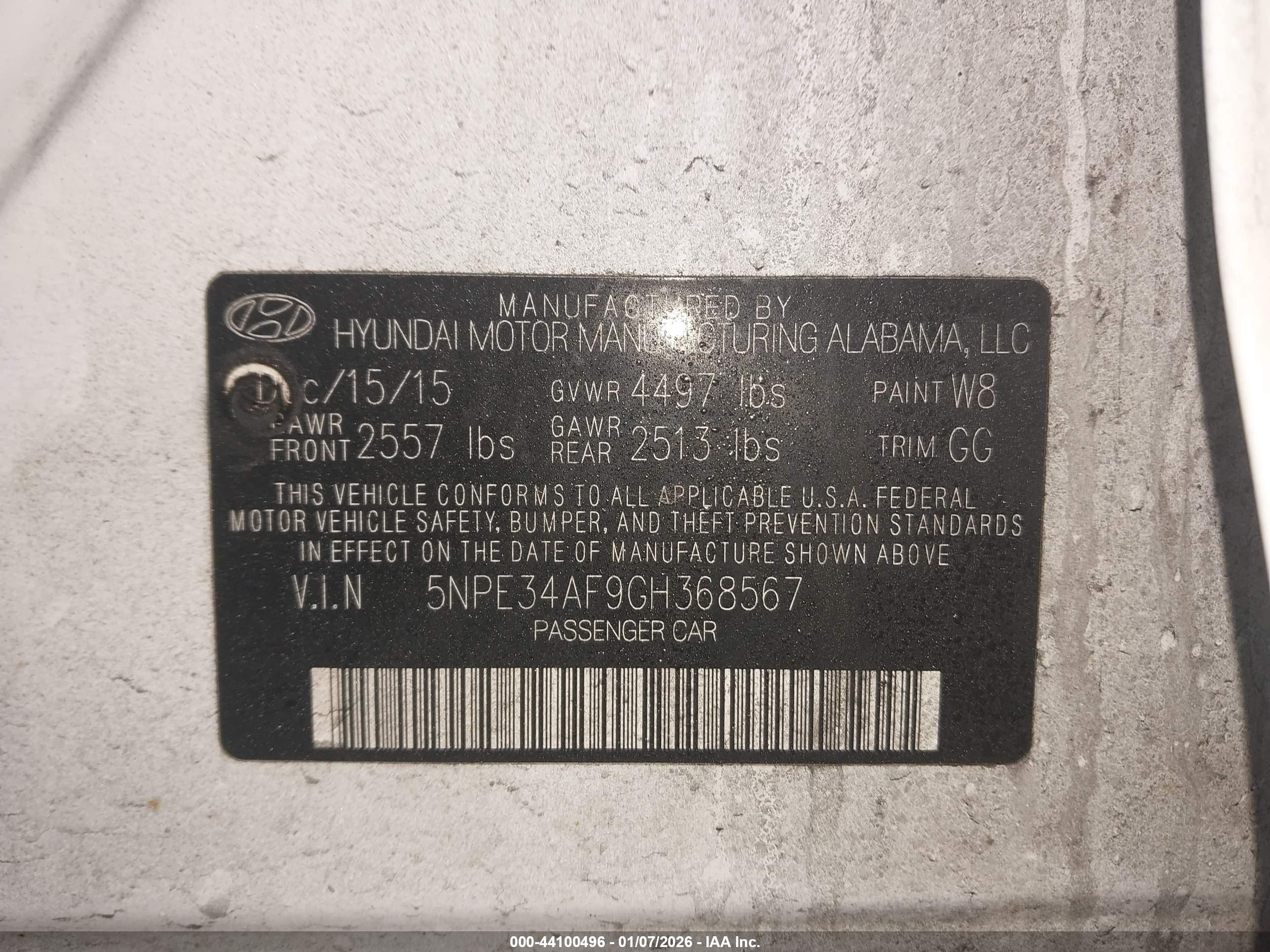 HYUNDAI SONATA image 9