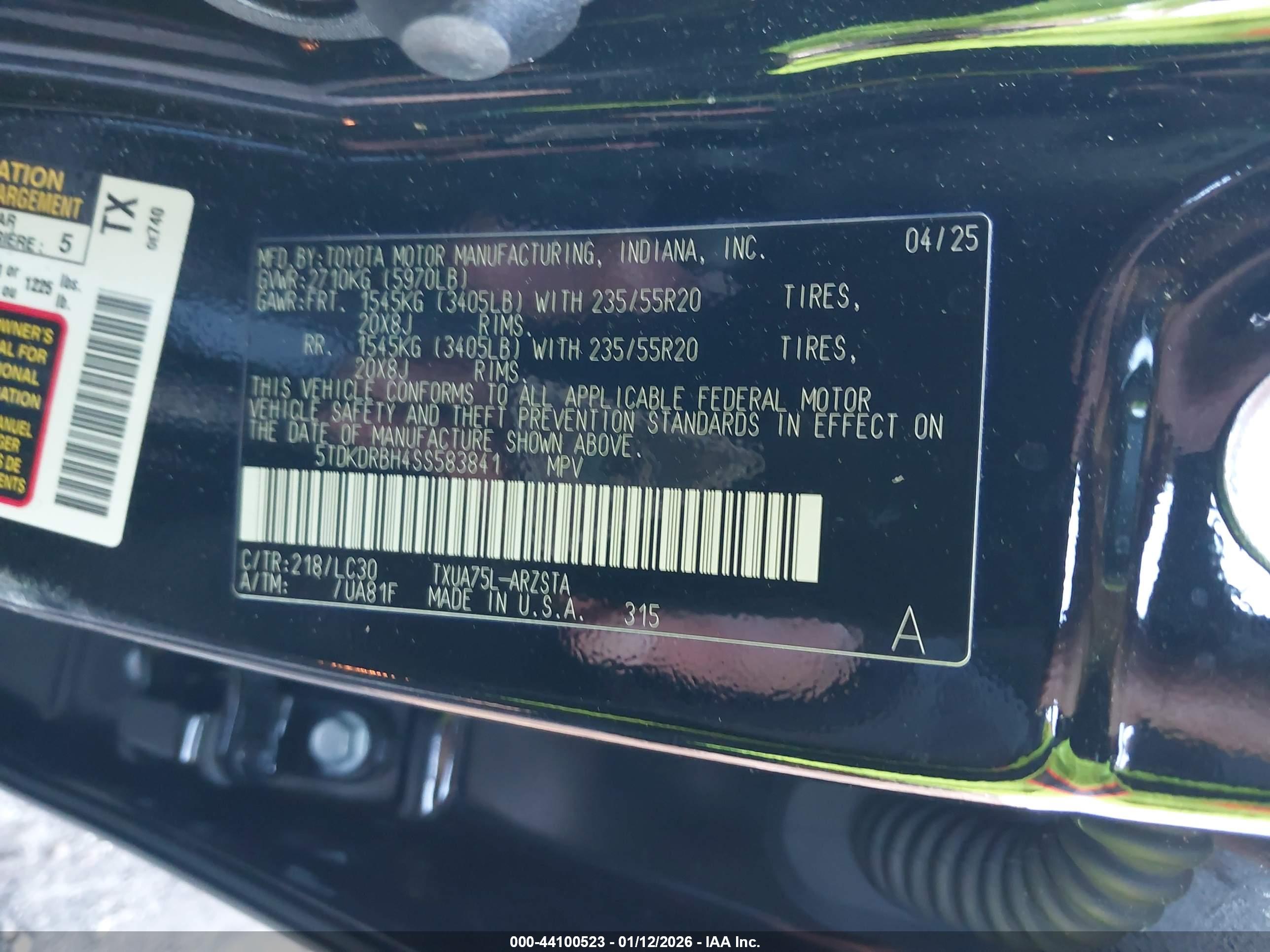 TOYOTA HIGHLANDER image 9