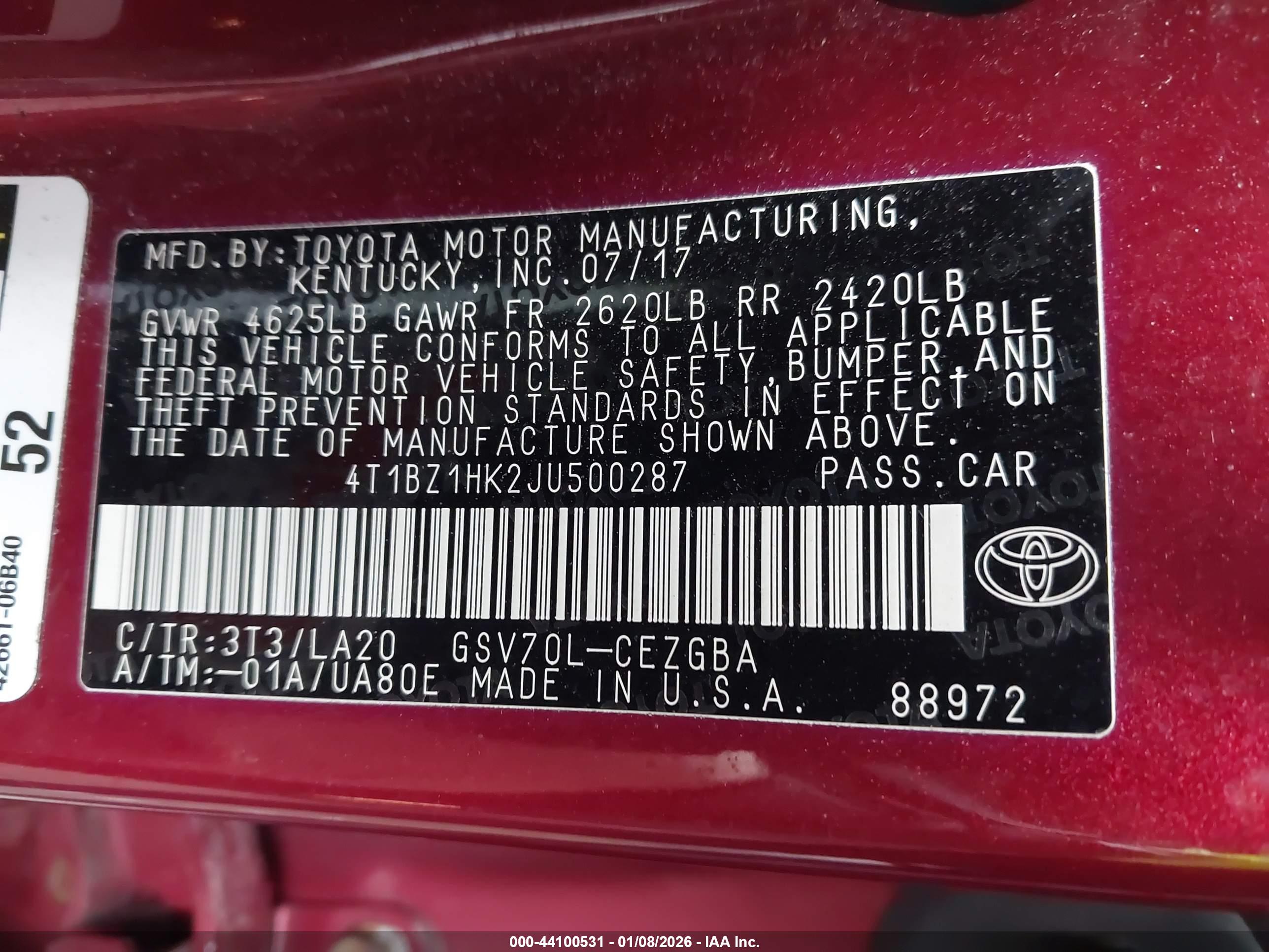 TOYOTA CAMRY image 9
