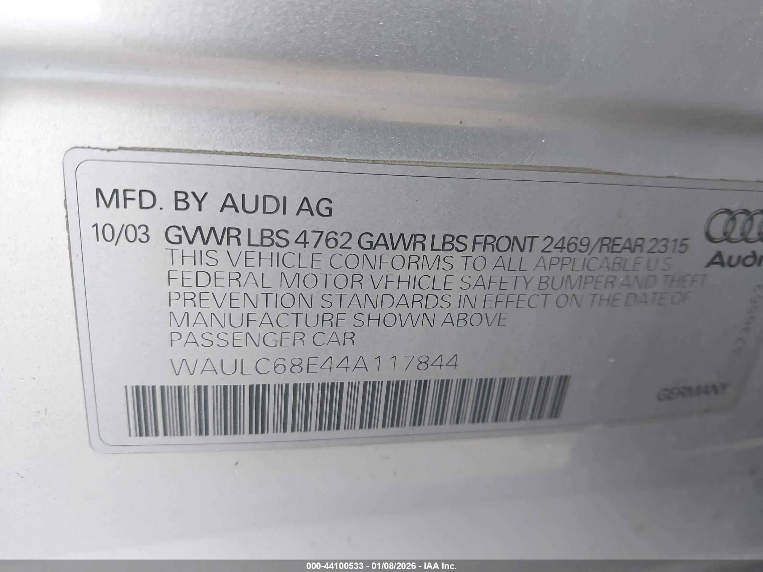 AUDI A4 image 9