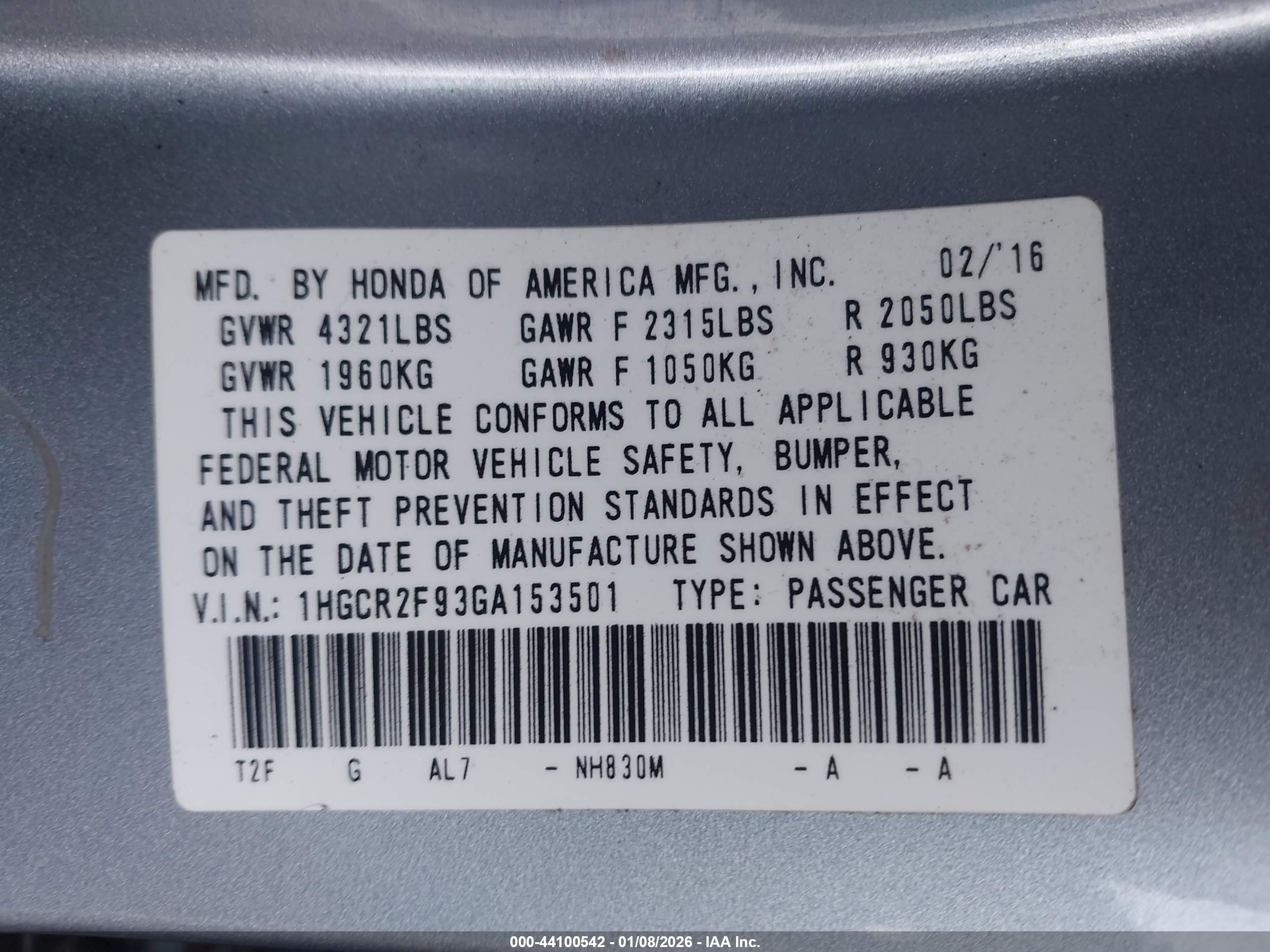 HONDA ACCORD image 9