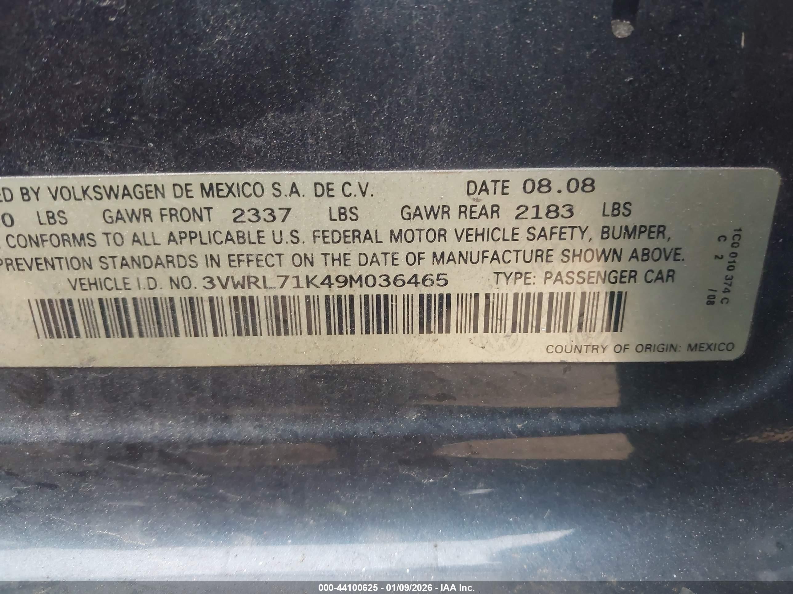VOLKSWAGEN JETTA image 9