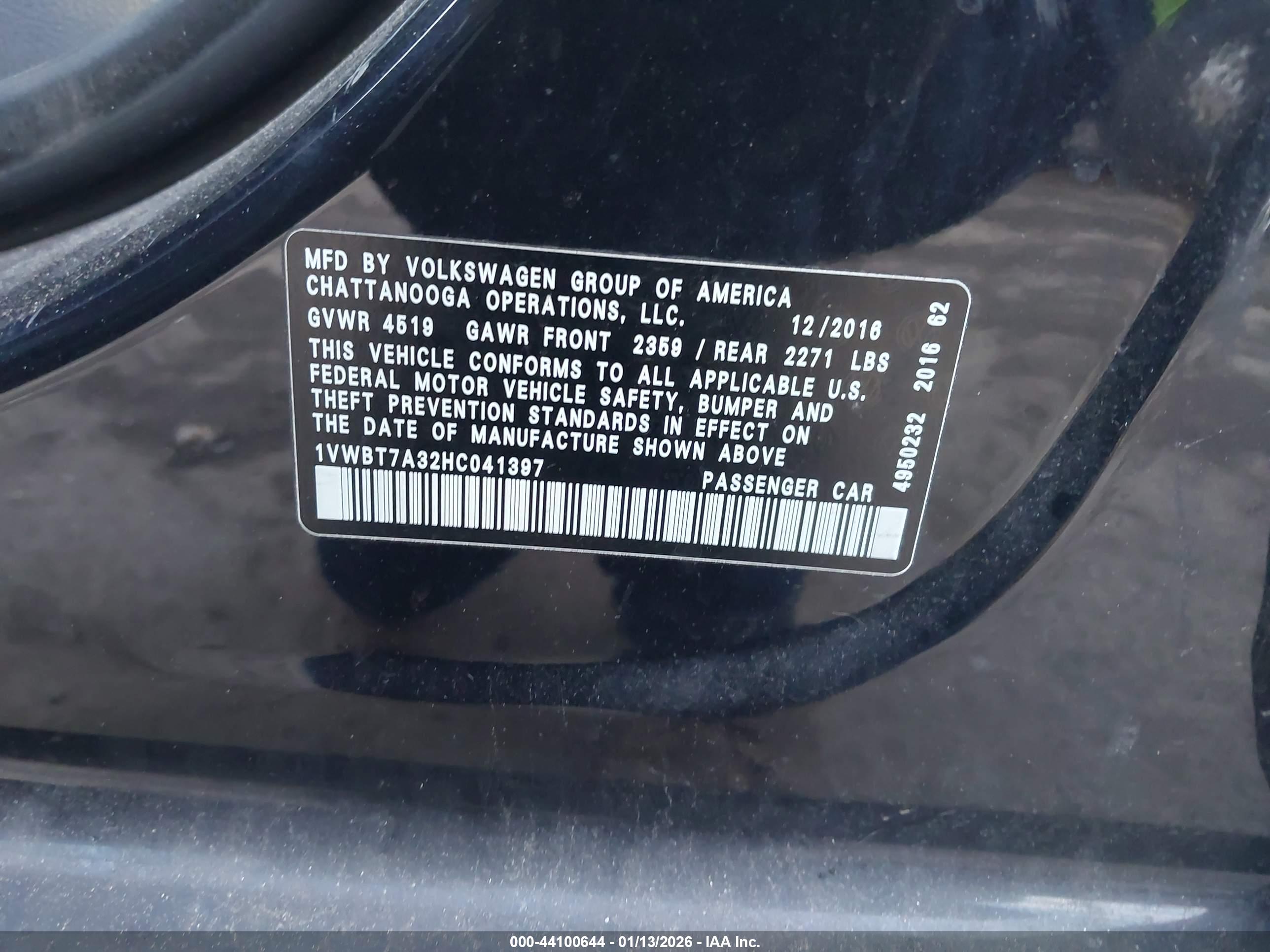 VOLKSWAGEN PASSAT image 9