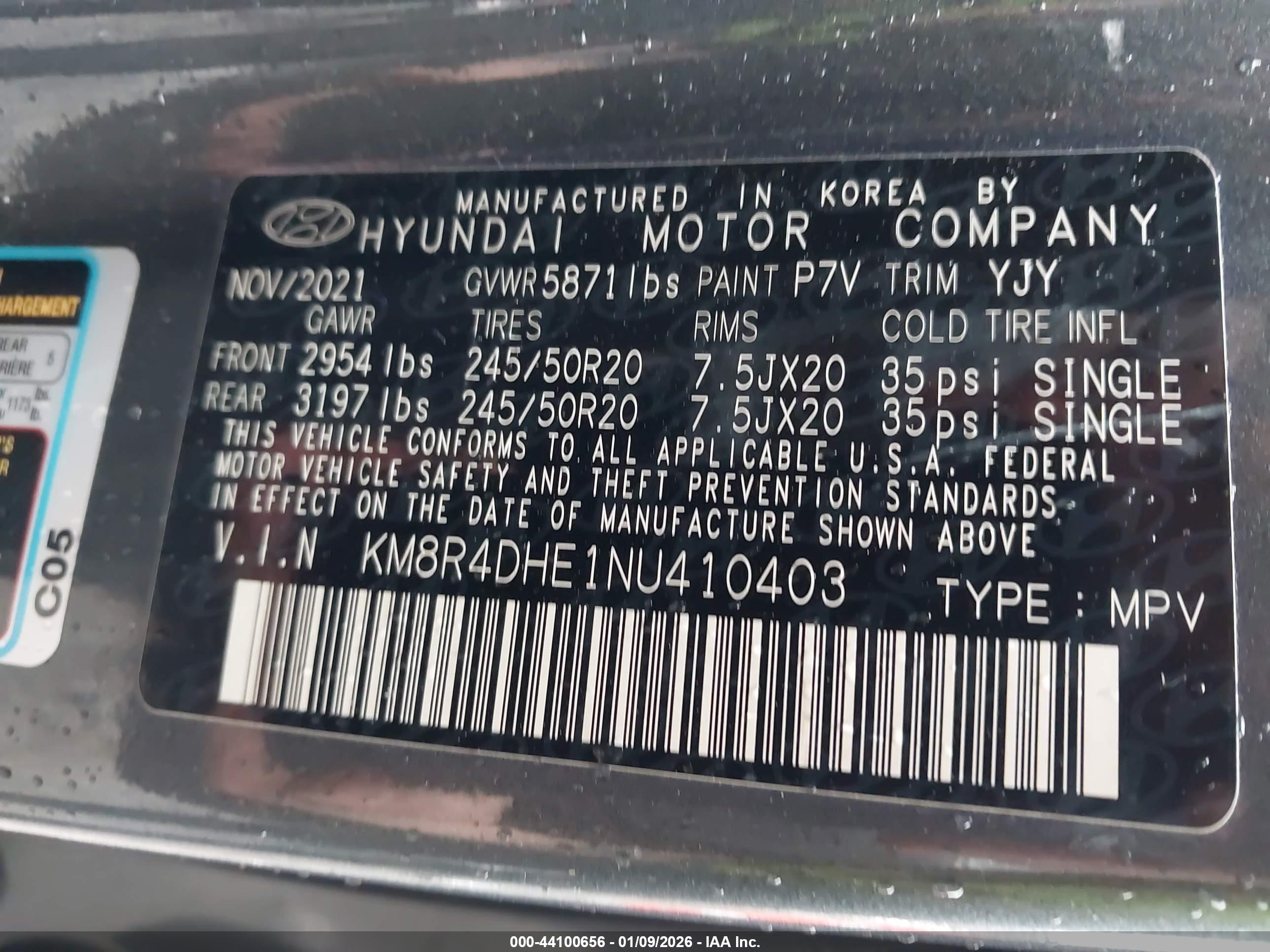 HYUNDAI PALISADE image 9
