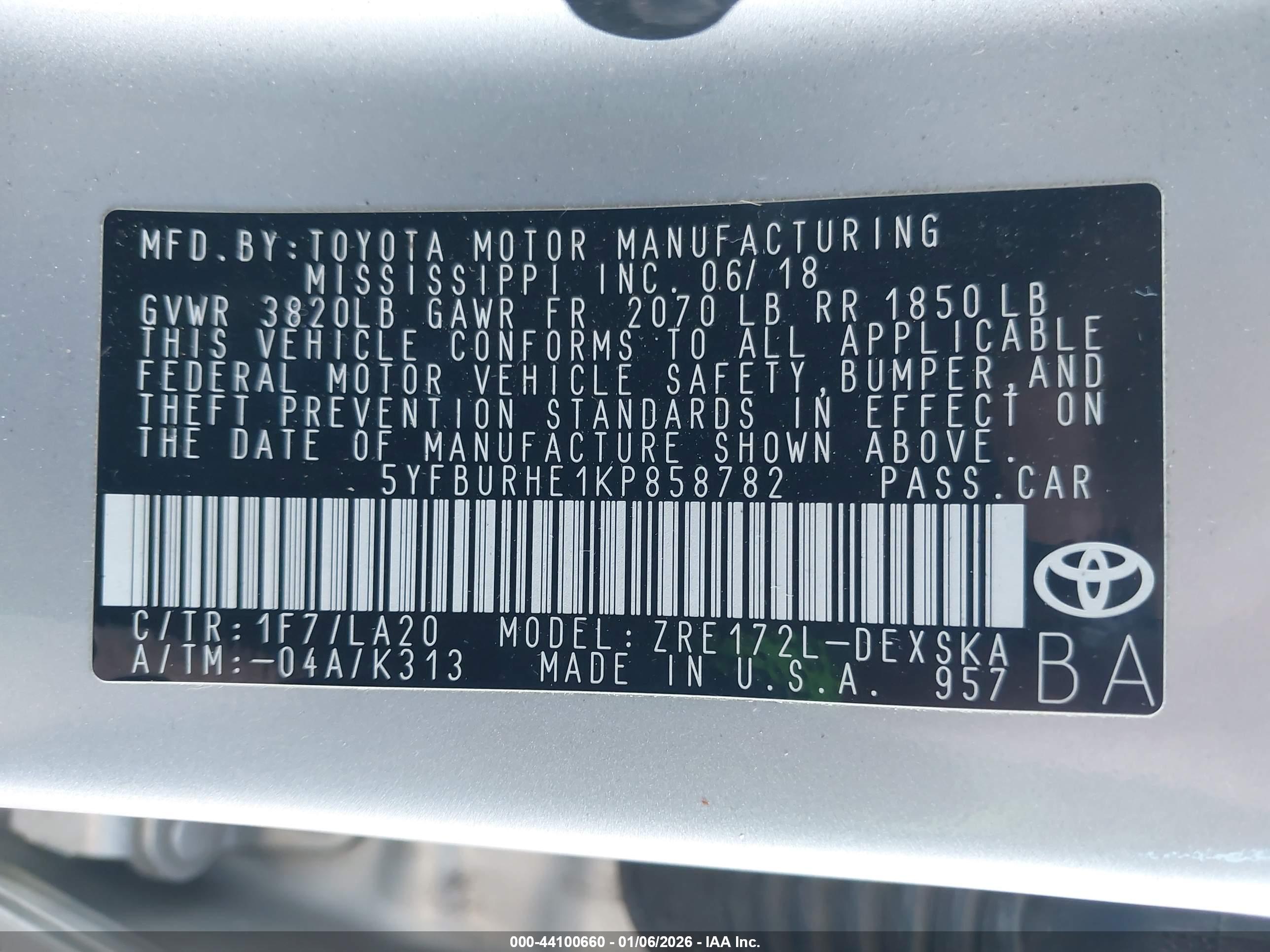 TOYOTA COROLLA image 9