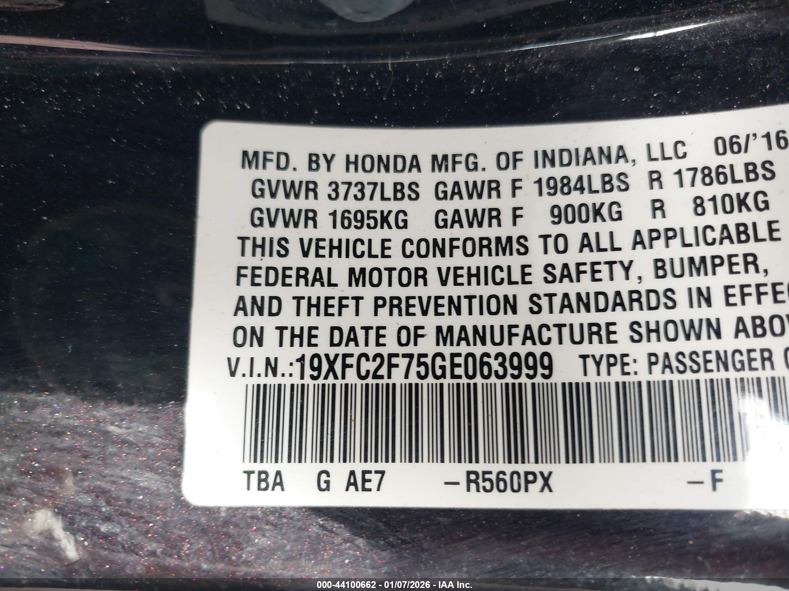 HONDA CIVIC image 9