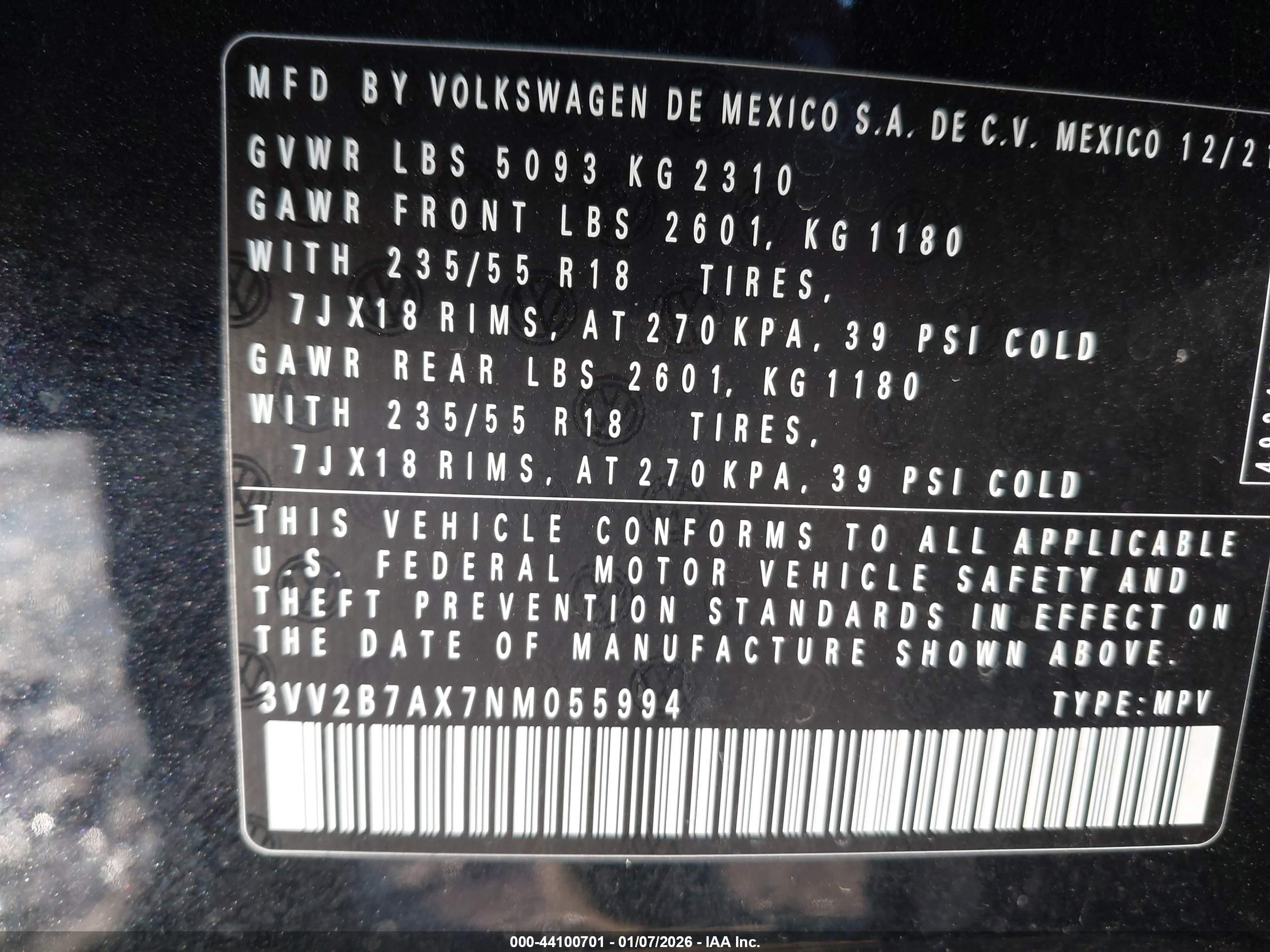 VOLKSWAGEN TIGUAN image 9