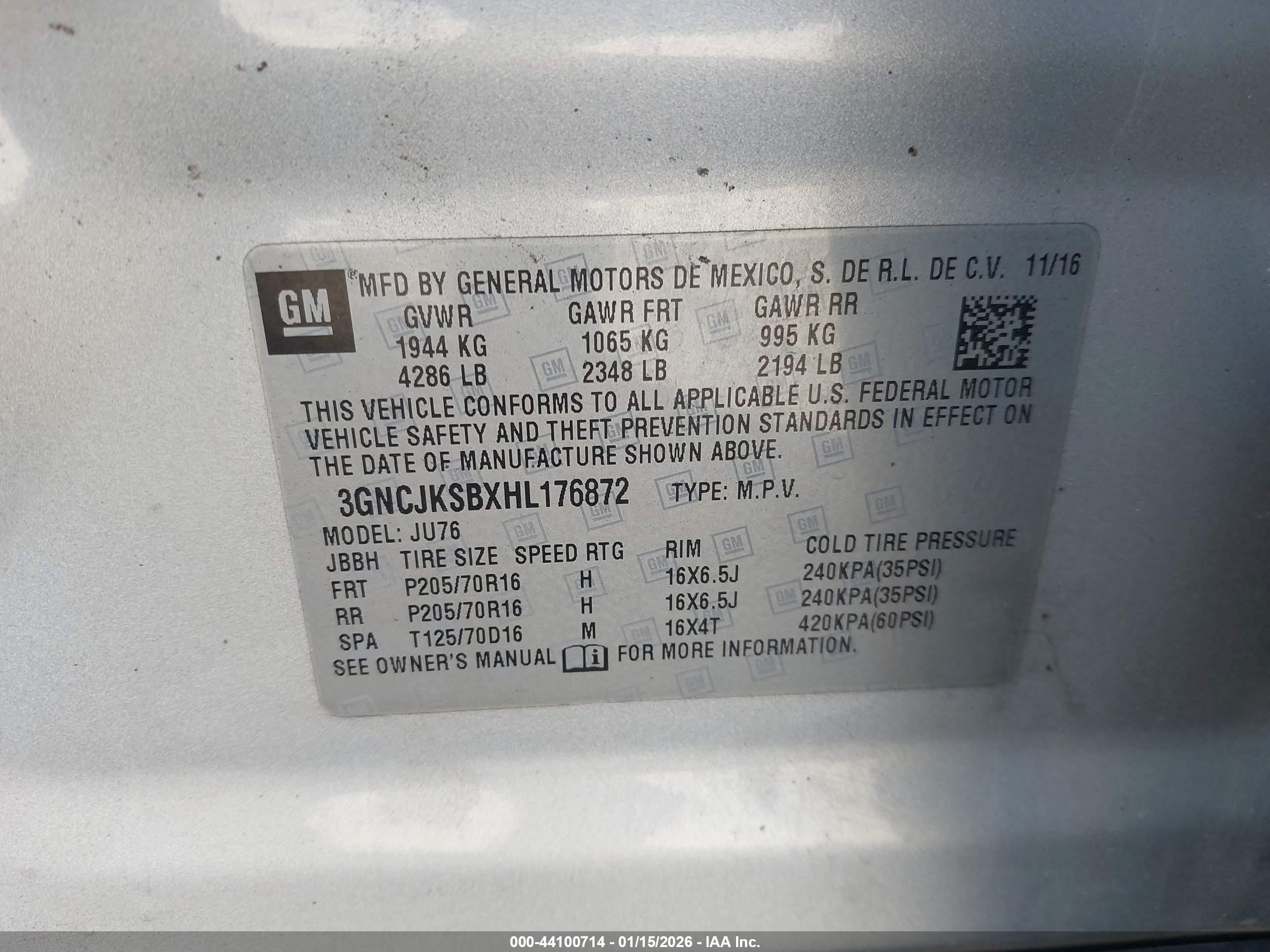 CHEVROLET TRAX image 9