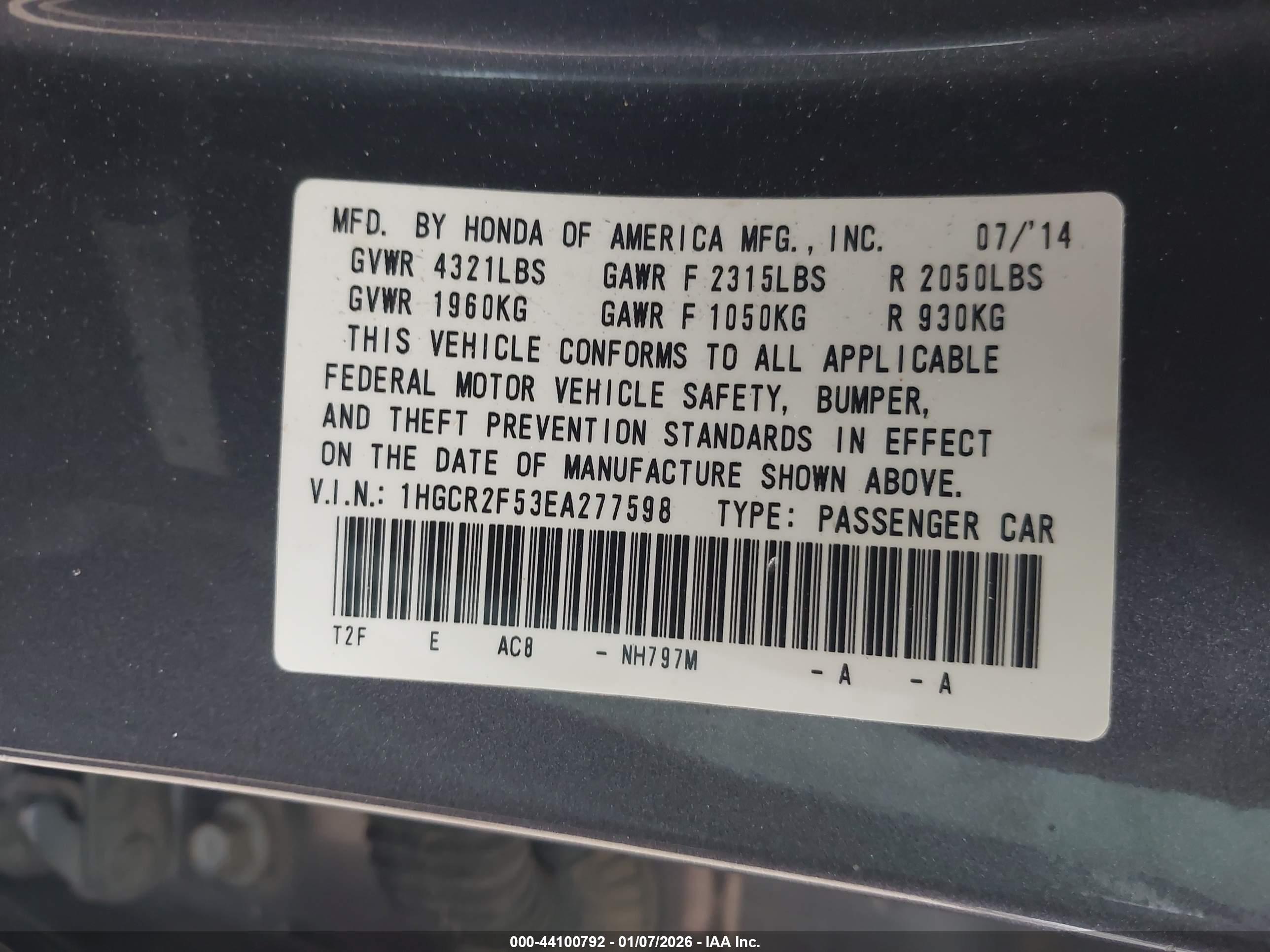 HONDA ACCORD image 9