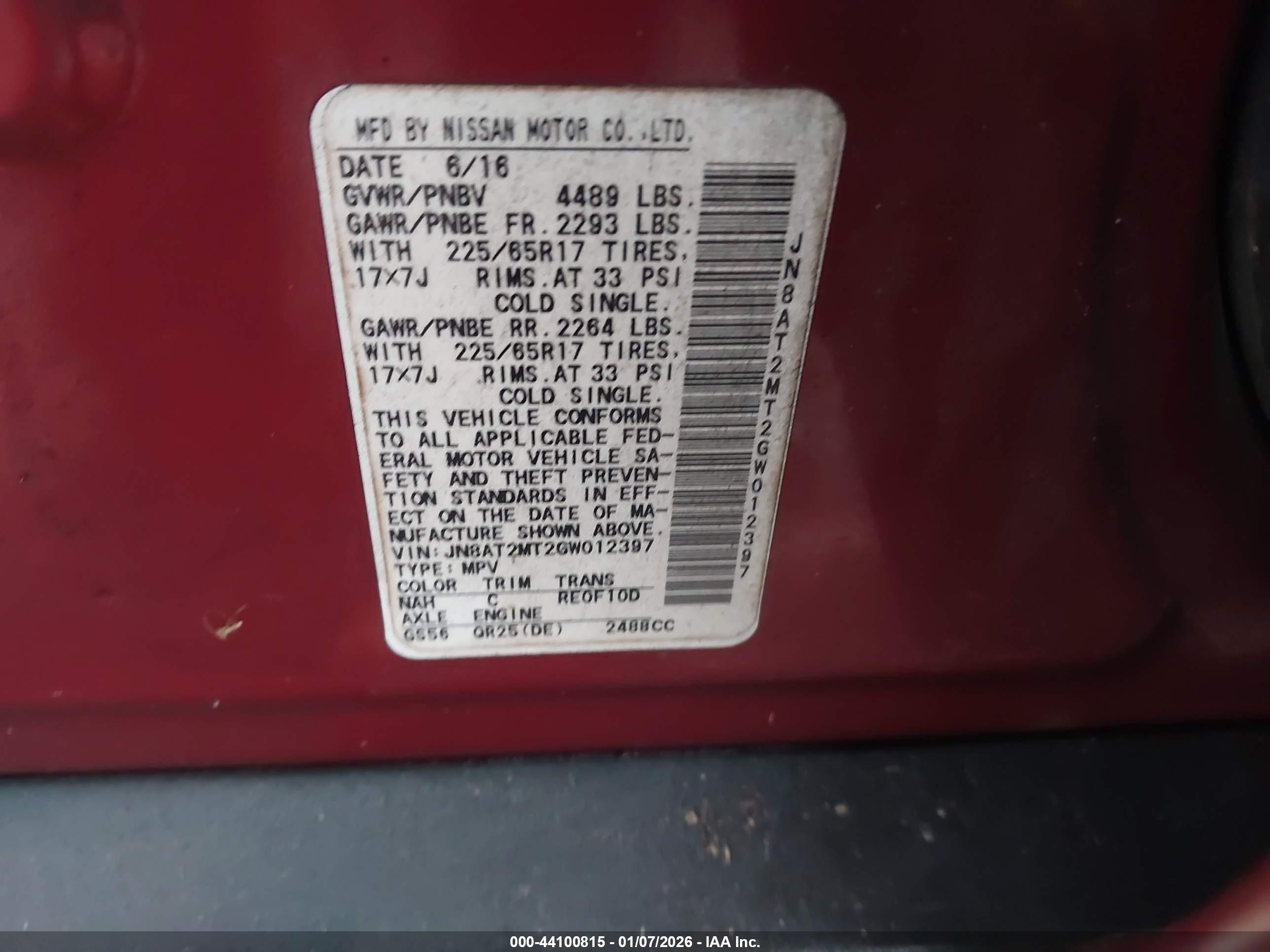 NISSAN ROGUE image 9