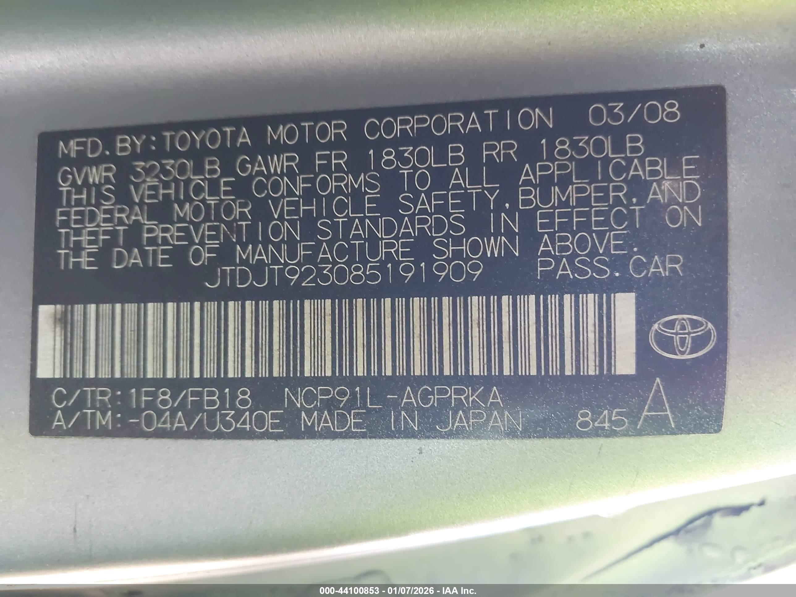 TOYOTA YARIS image 9