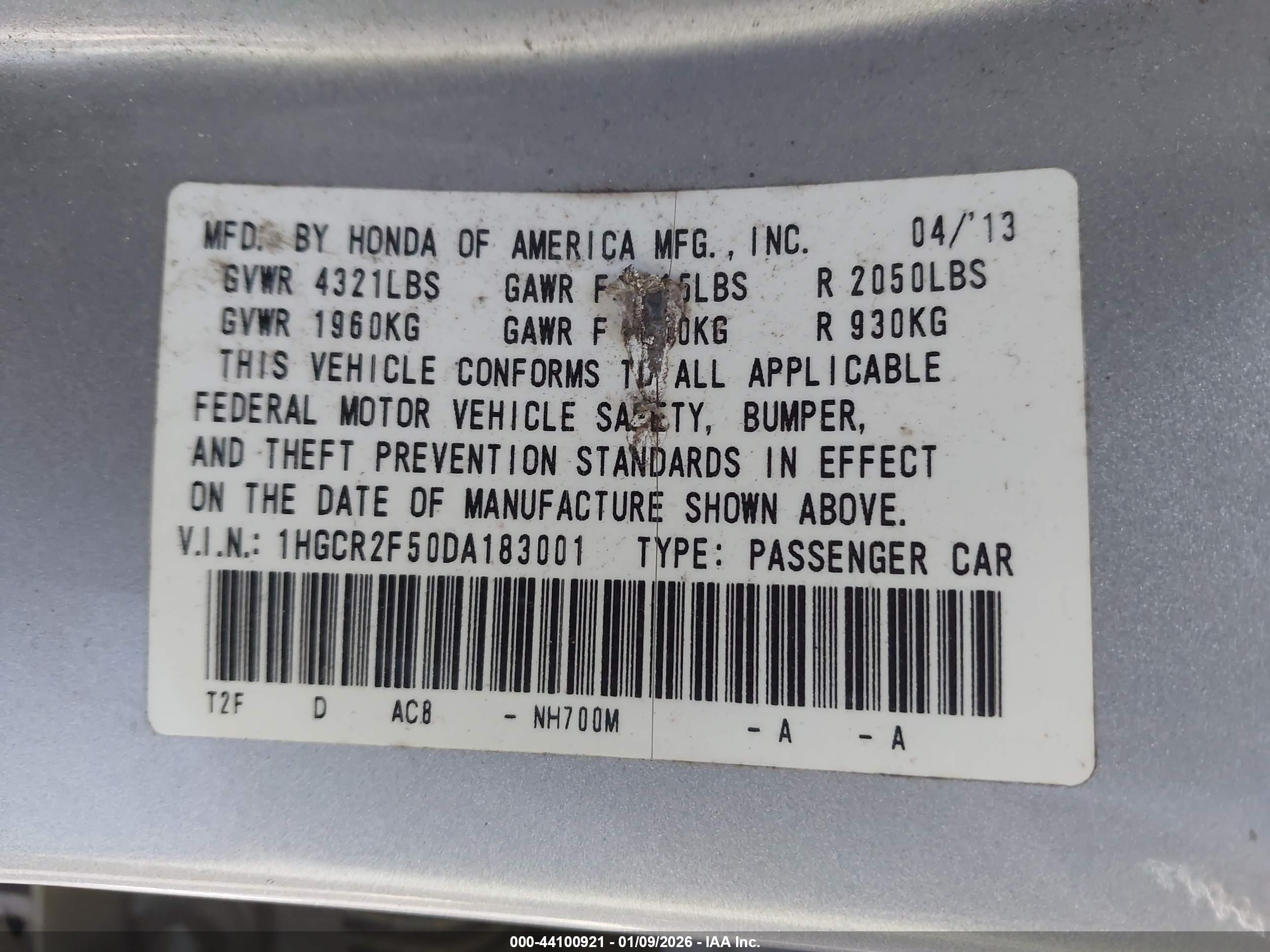 HONDA ACCORD image 9