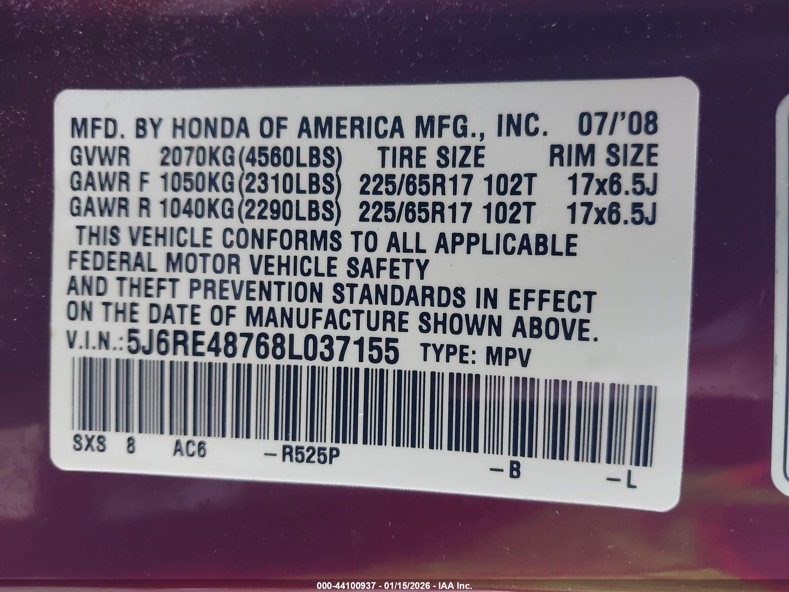 HONDA CR-V image 9