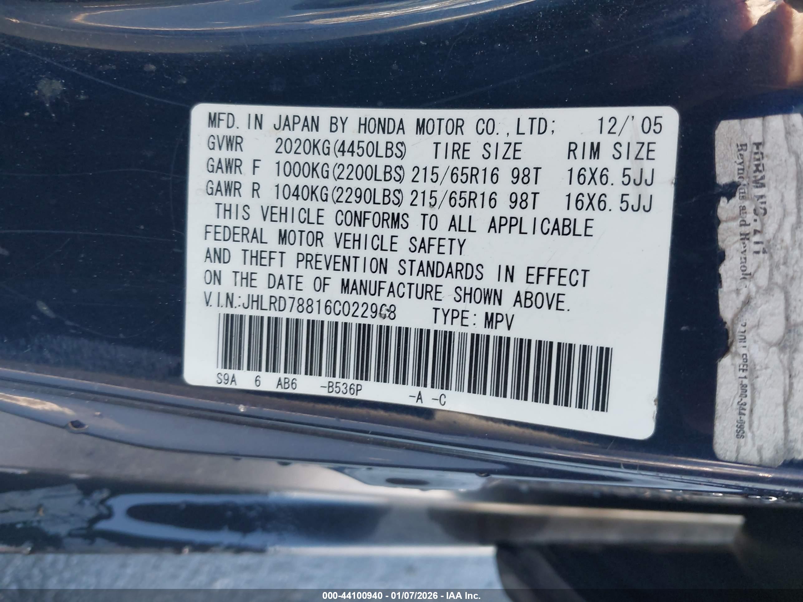 HONDA CR-V image 9