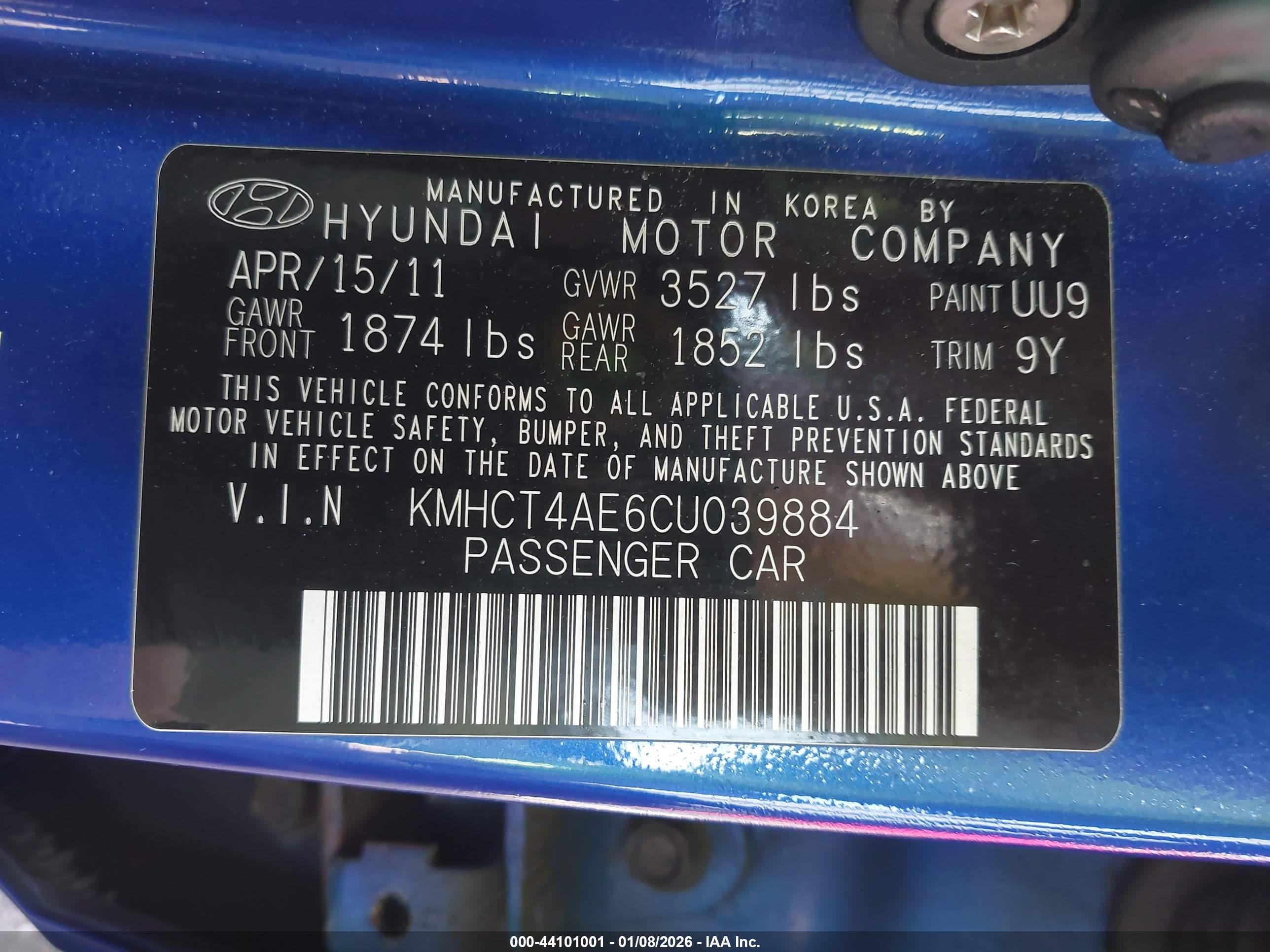 HYUNDAI ACCENT image 9