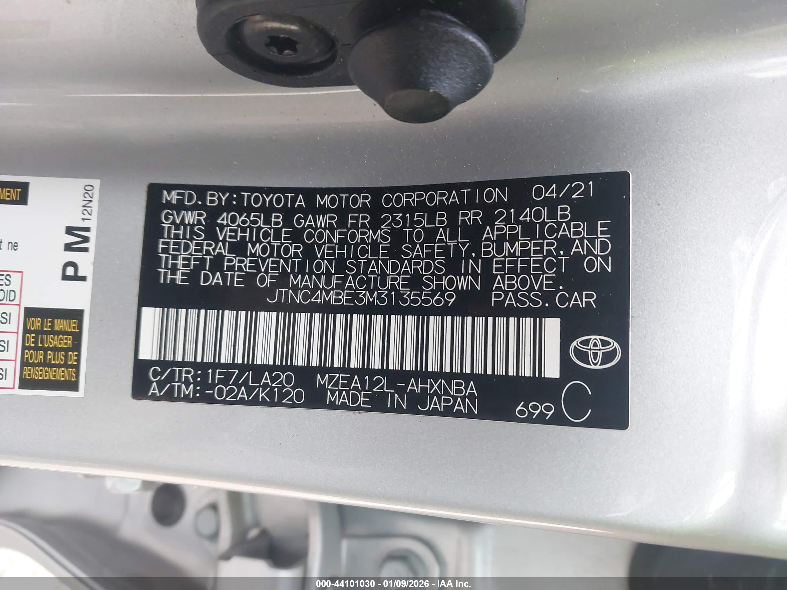TOYOTA COROLLA image 9